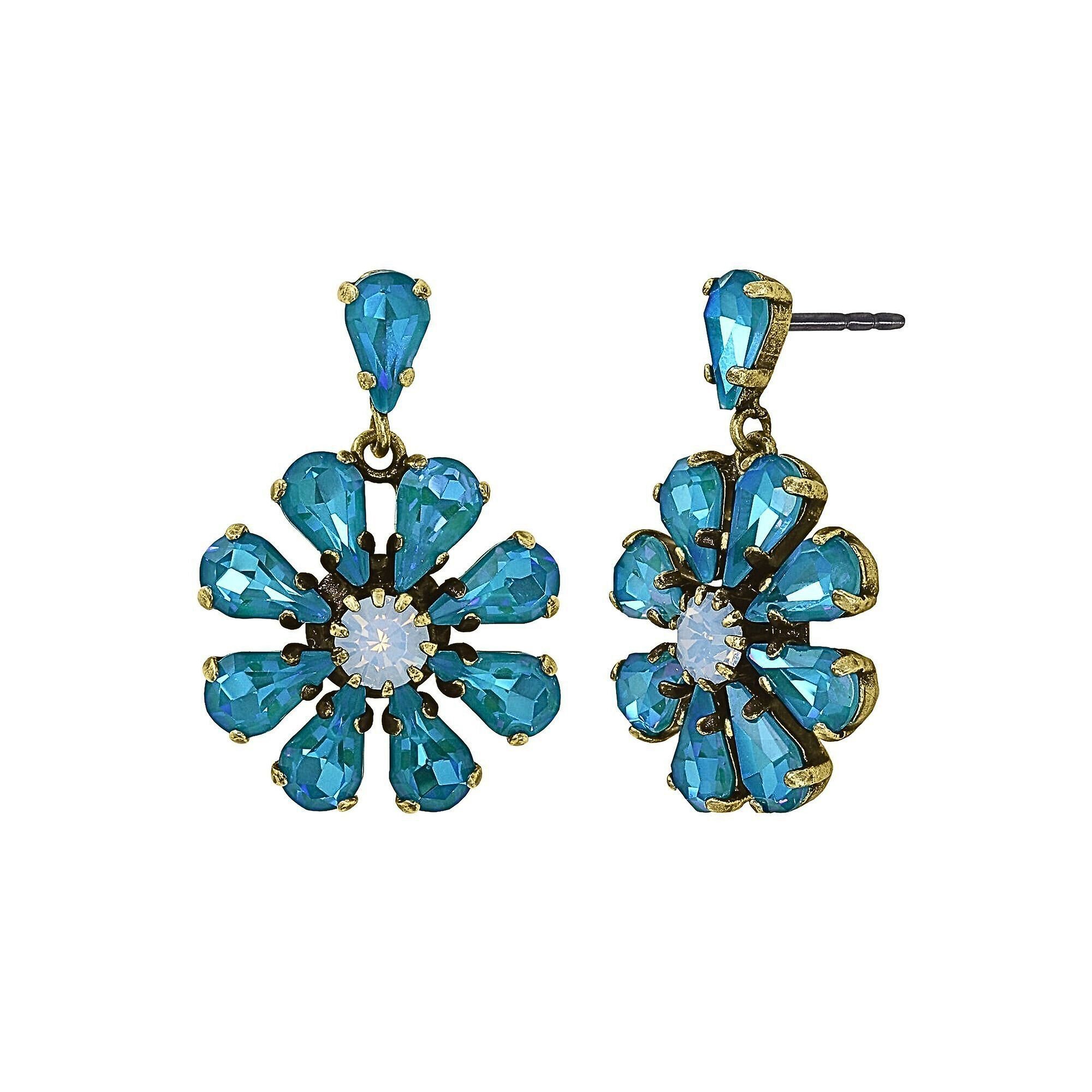 image for Earring Stud Dangling Twisted Blossom Multi  size M