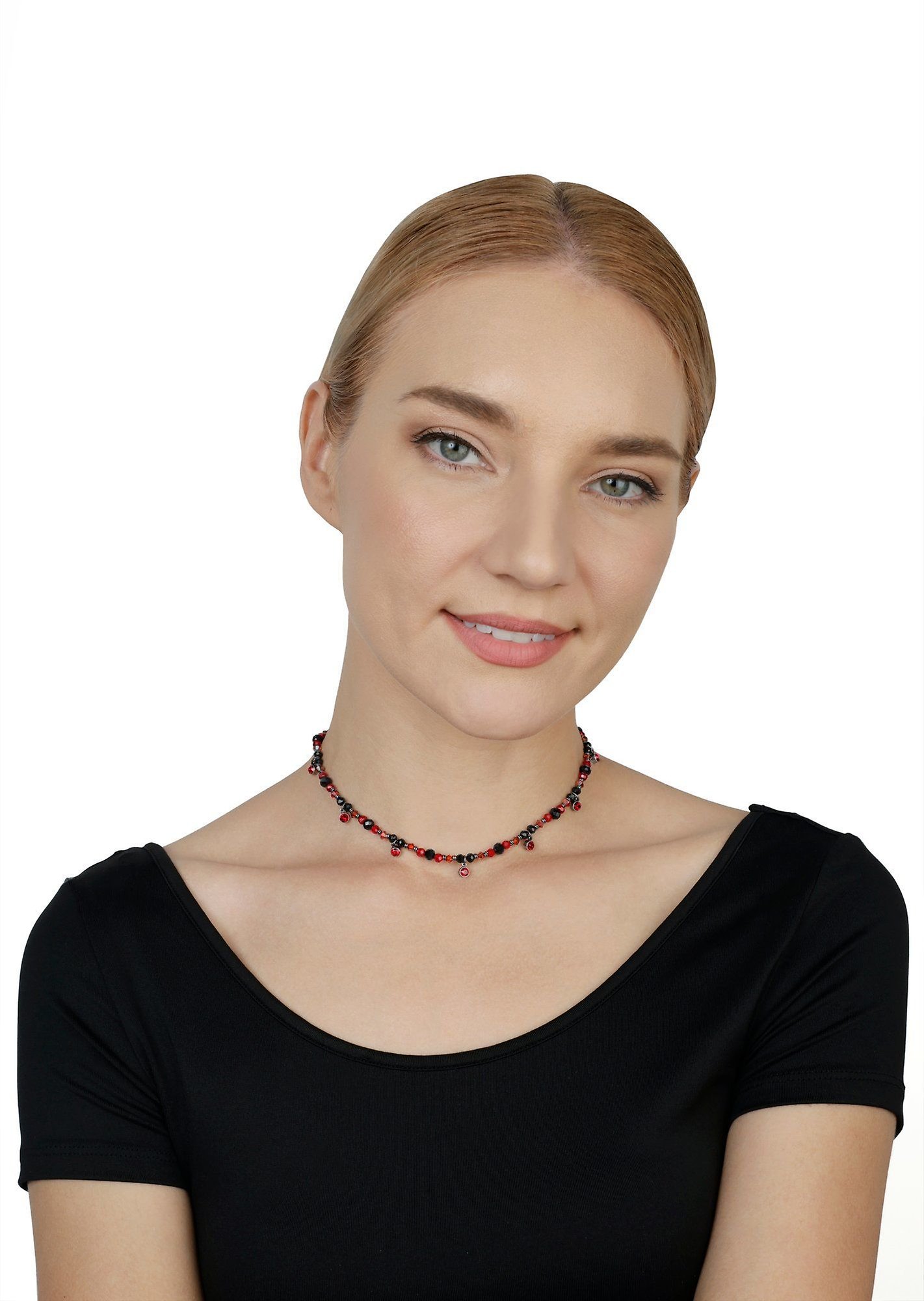 image pour Collier Soft Temptations Noir / Rouge  