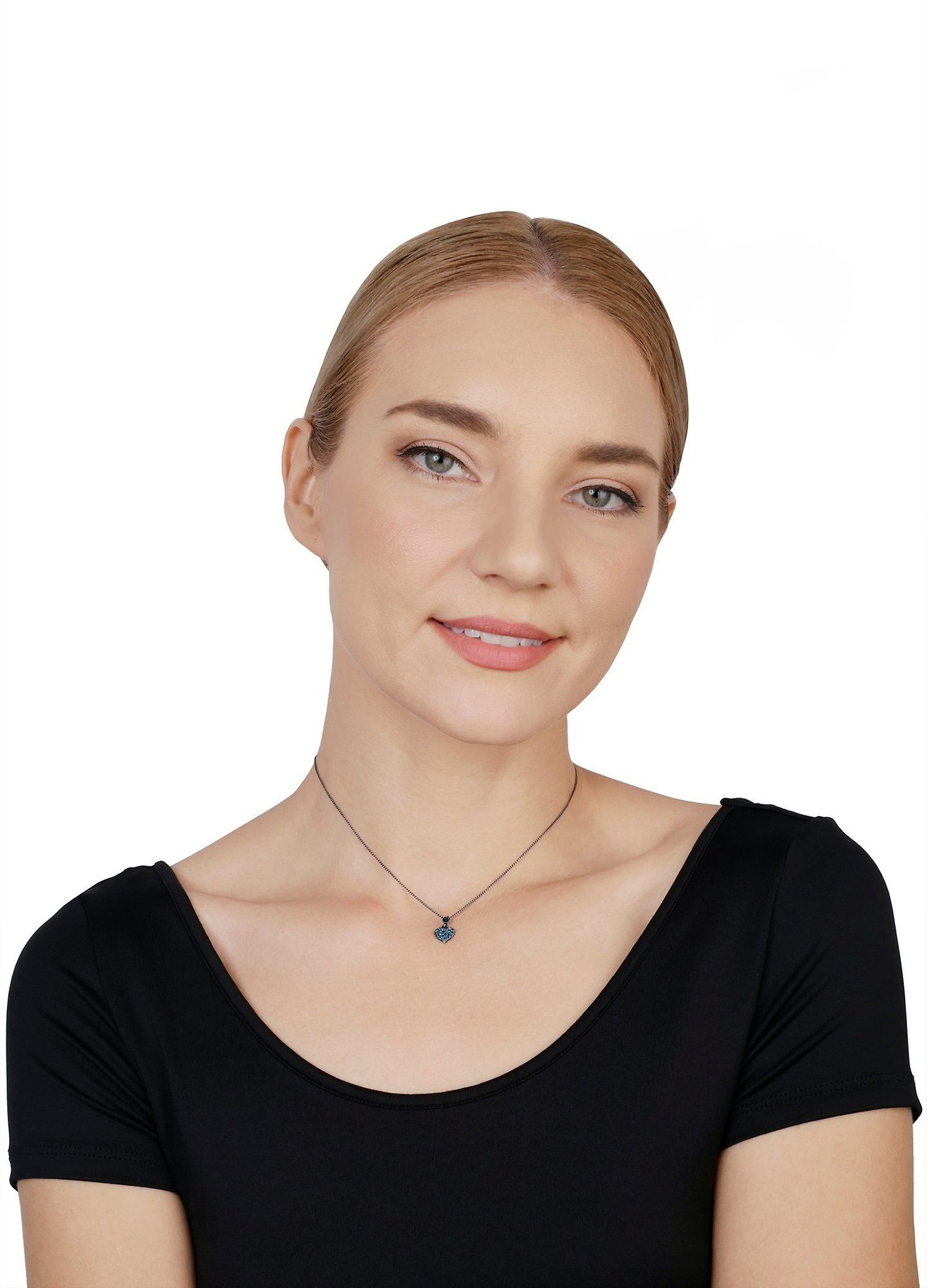 image pour Collier pendant Soft Temptations Noir / Bleu  