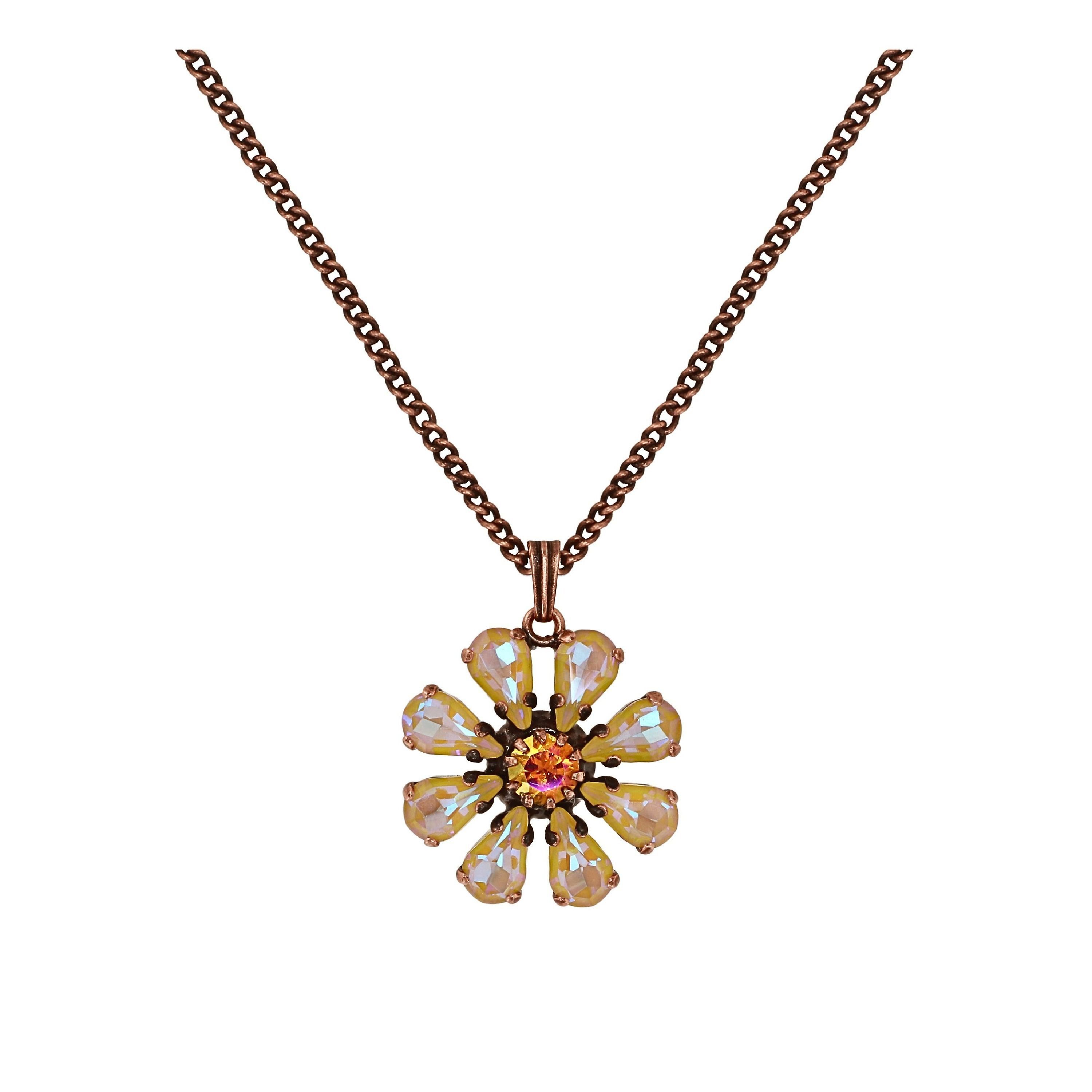 image pour Collier pendant Twisted Blossom pink/yellow  size M