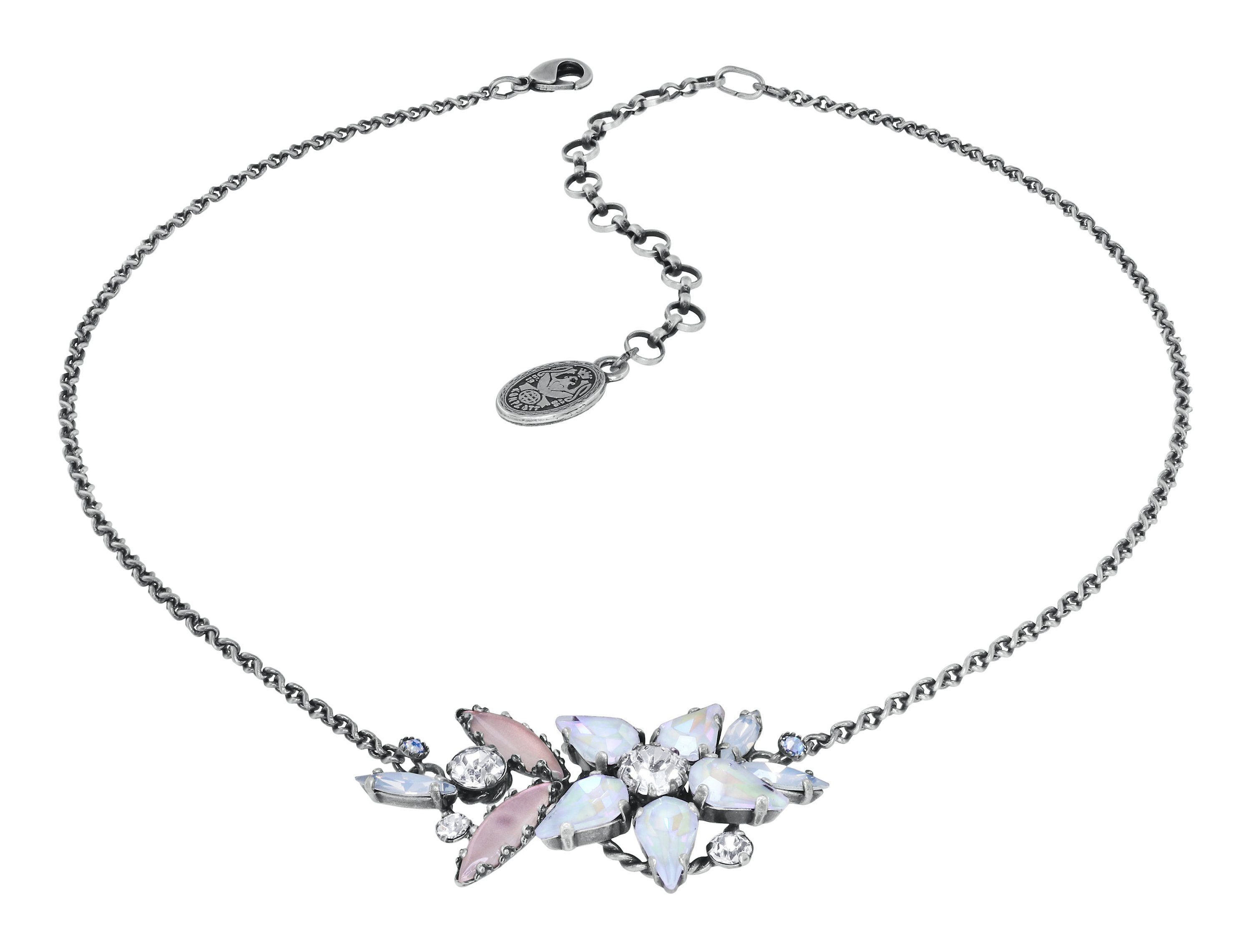Bild für Halskette Twisted Blossom Weiß  