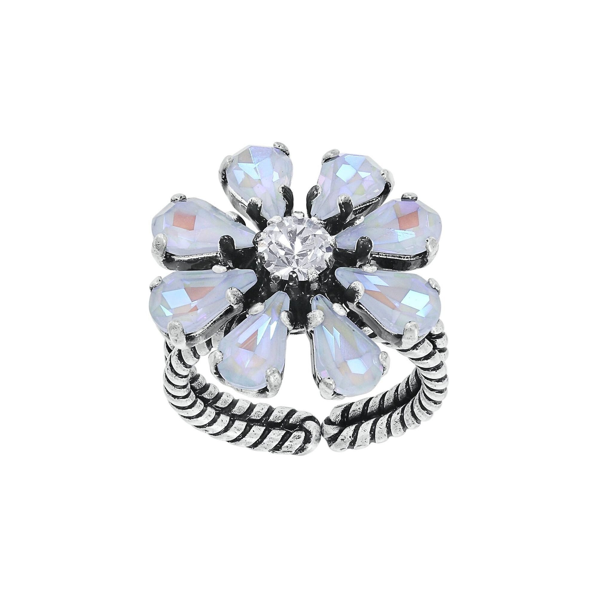 image for Ring Twisted Blossom White  size M