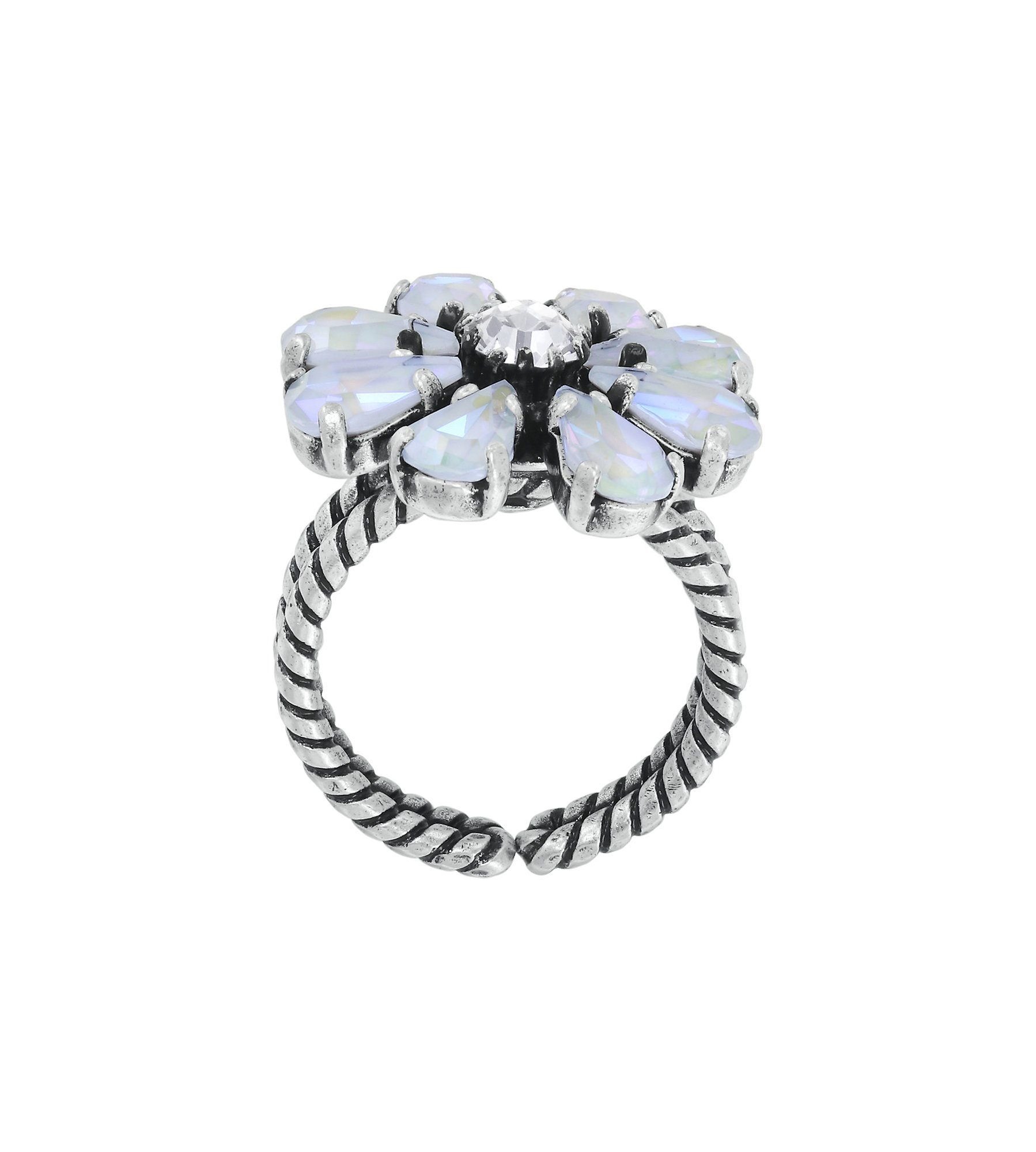 image for Ring Twisted Blossom White  size M