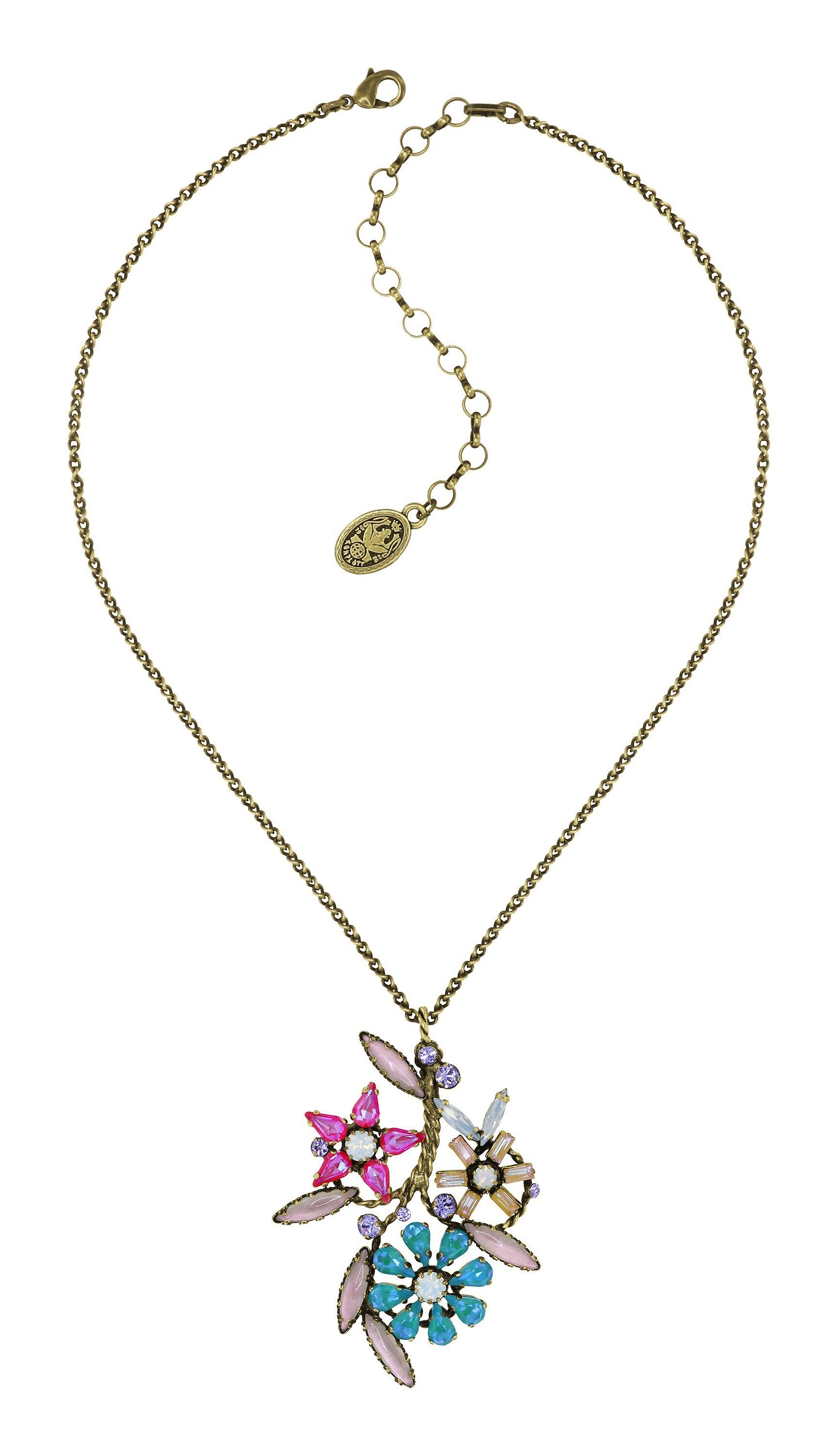 image for Necklace Pendant Twisted Blossom Multi  