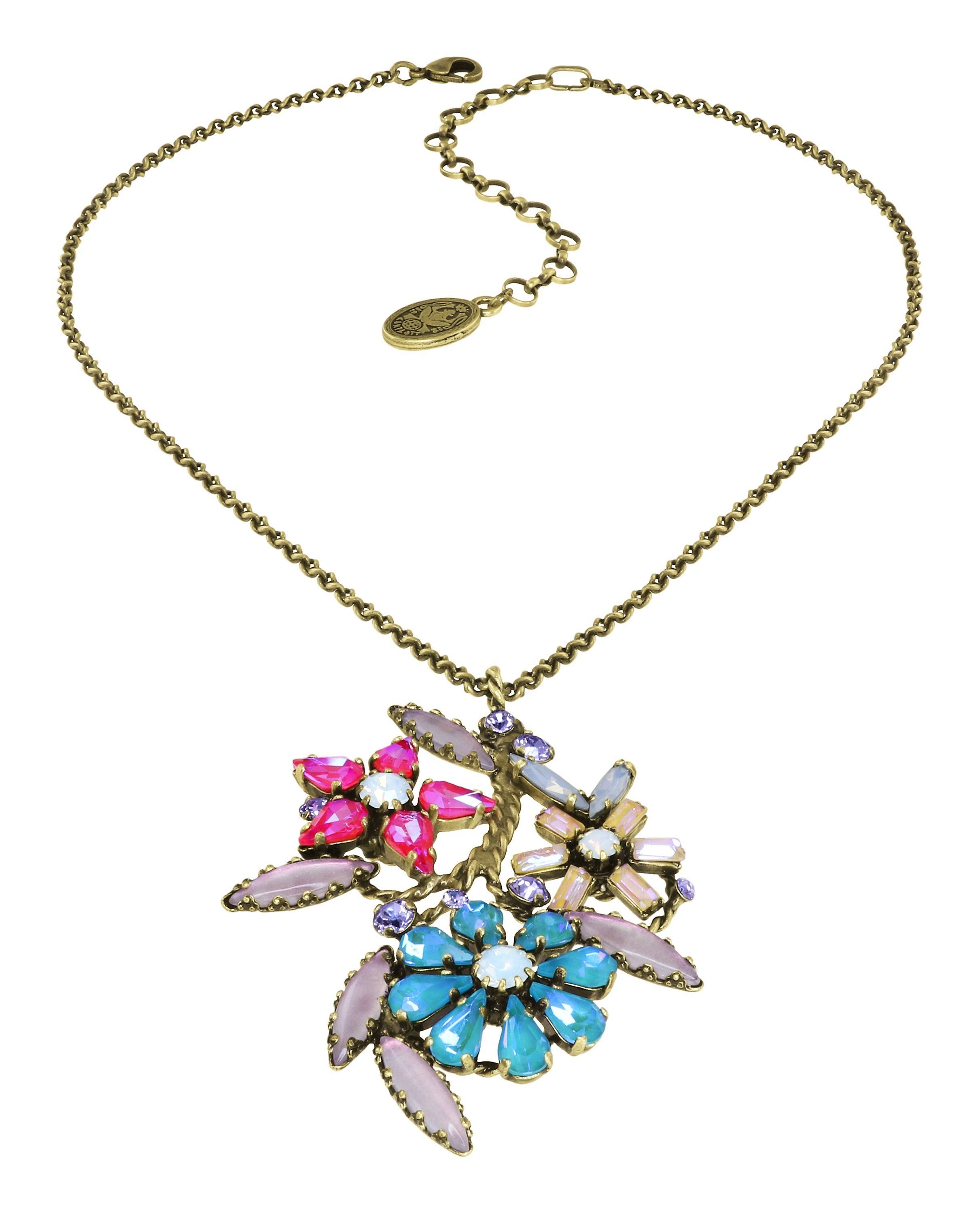 image for Necklace Pendant Twisted Blossom Multi  
