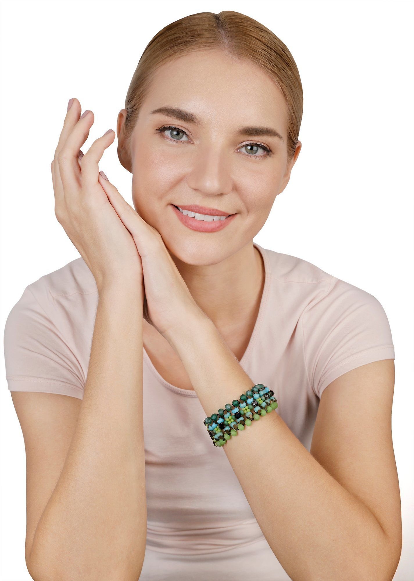 image for Bracelet Beat of the Beads Green  