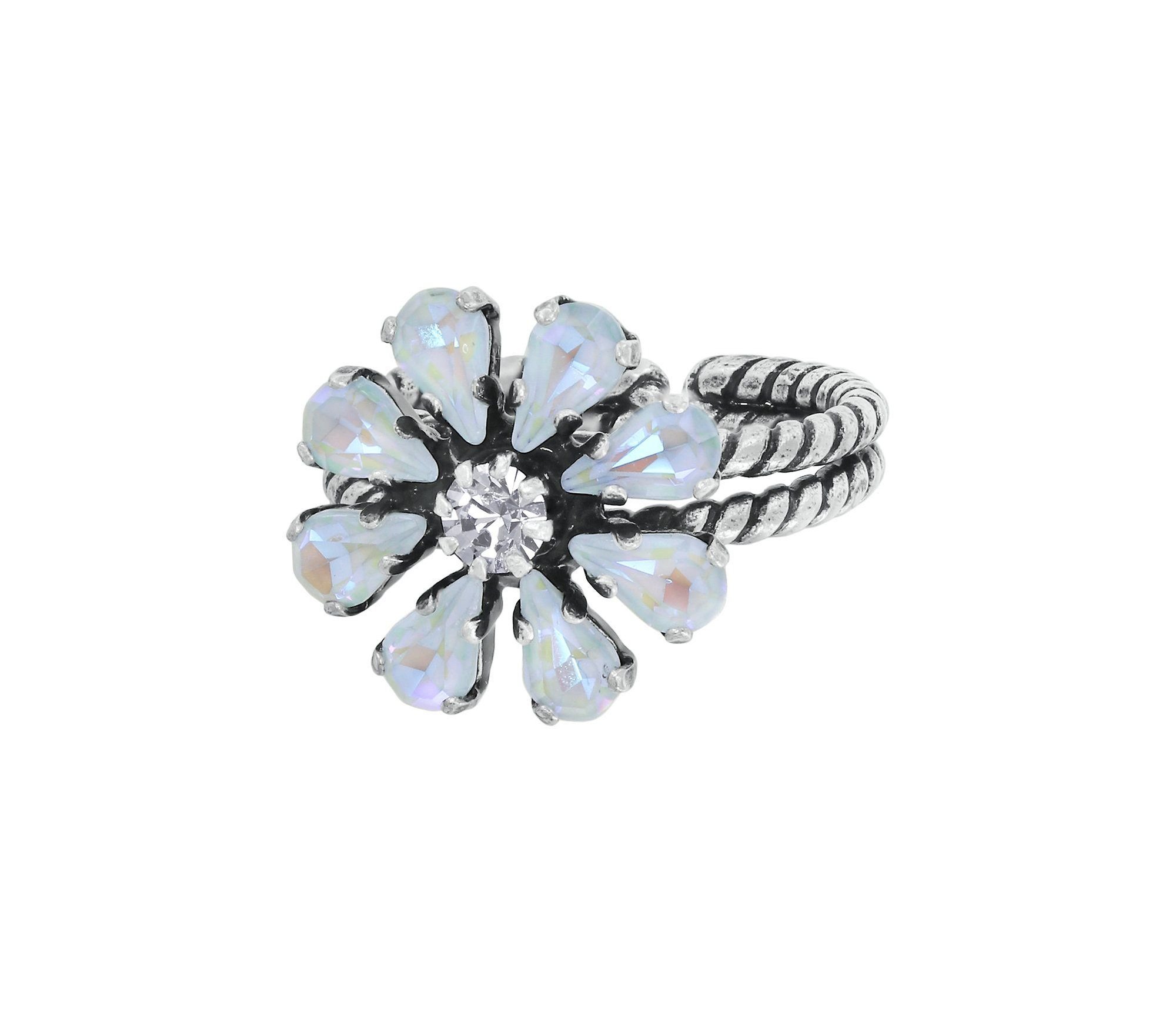image for Ring Twisted Blossom White  size S