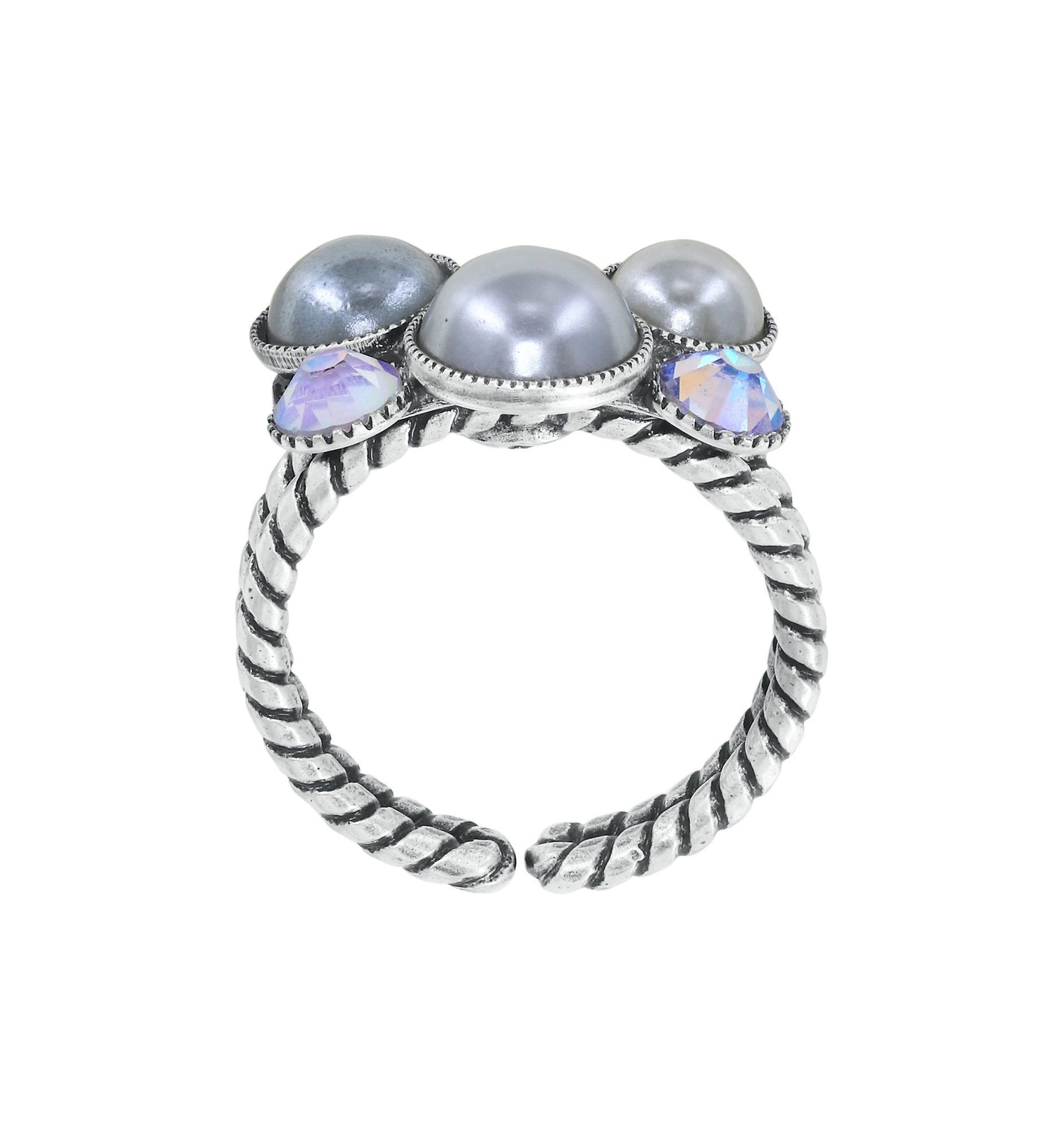 image pour Anneau Bubble Cascade Blanc  