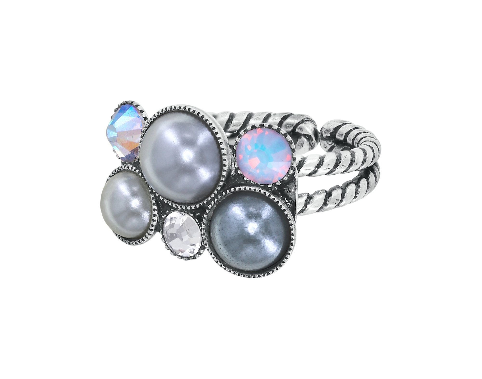 image pour Anneau Bubble Cascade Blanc  