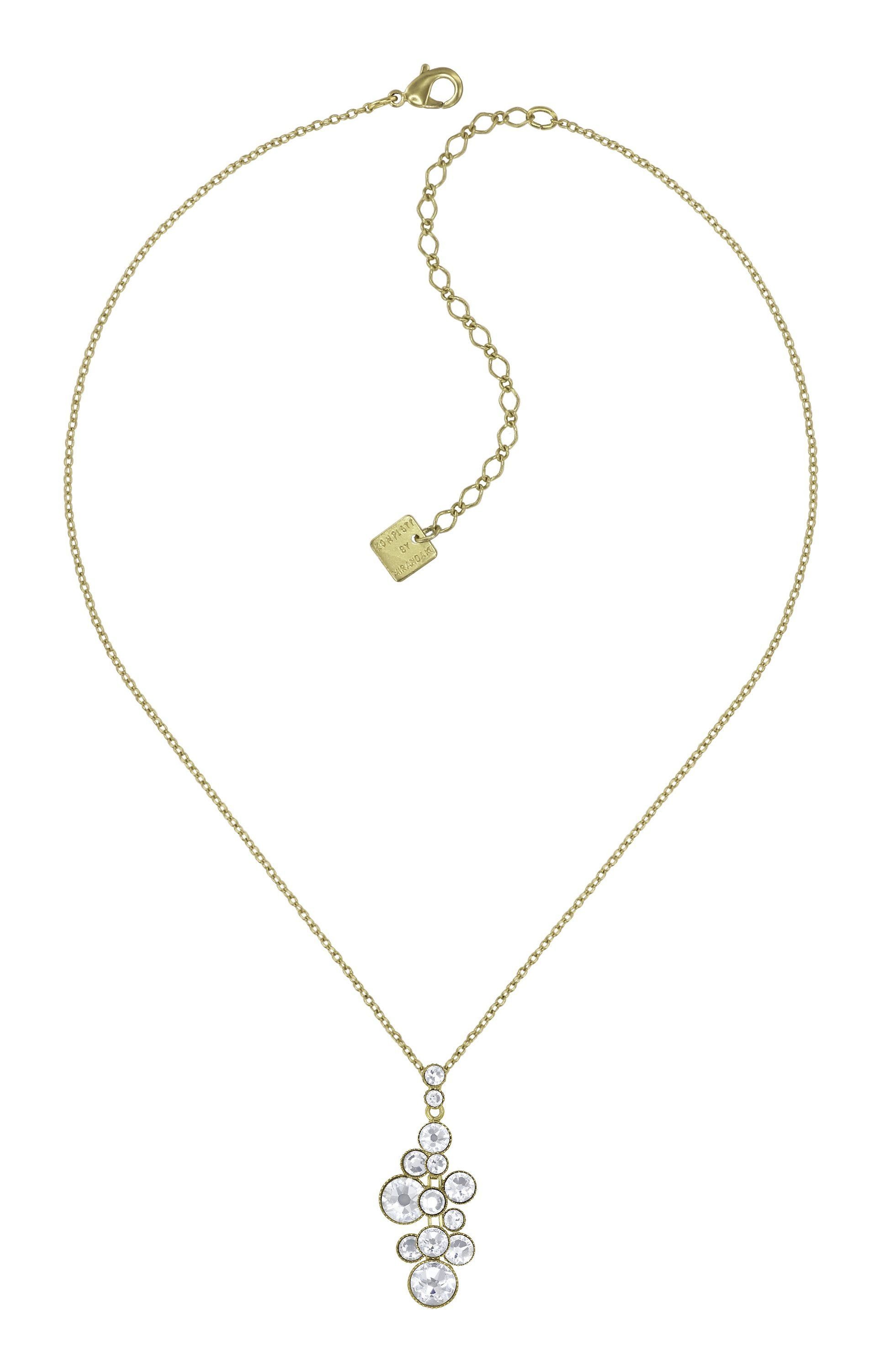 image for Necklace Pendant Water Cascade White crystal 
