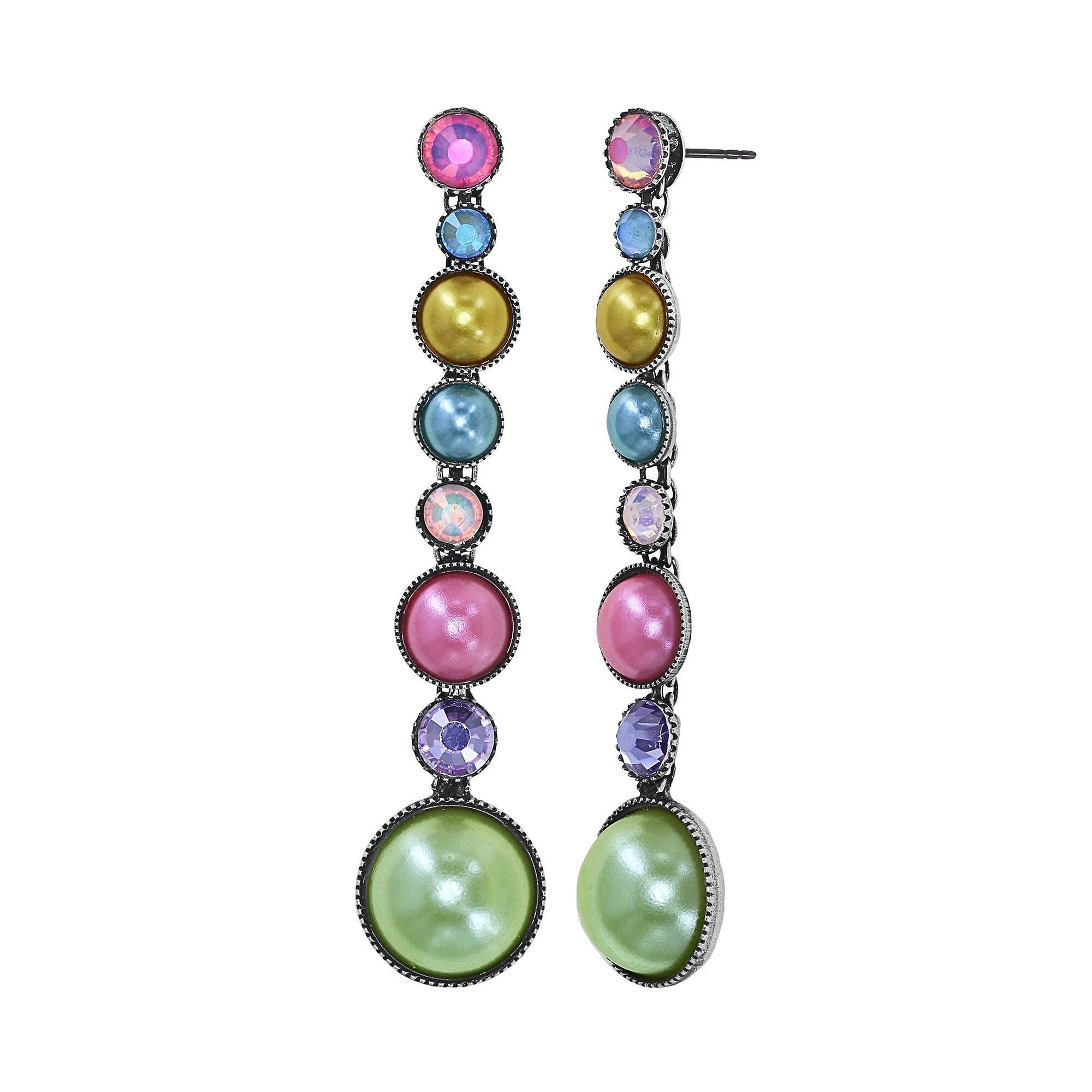 Bild für Ohrstecker baumelnd Bubble Cascade Multi  