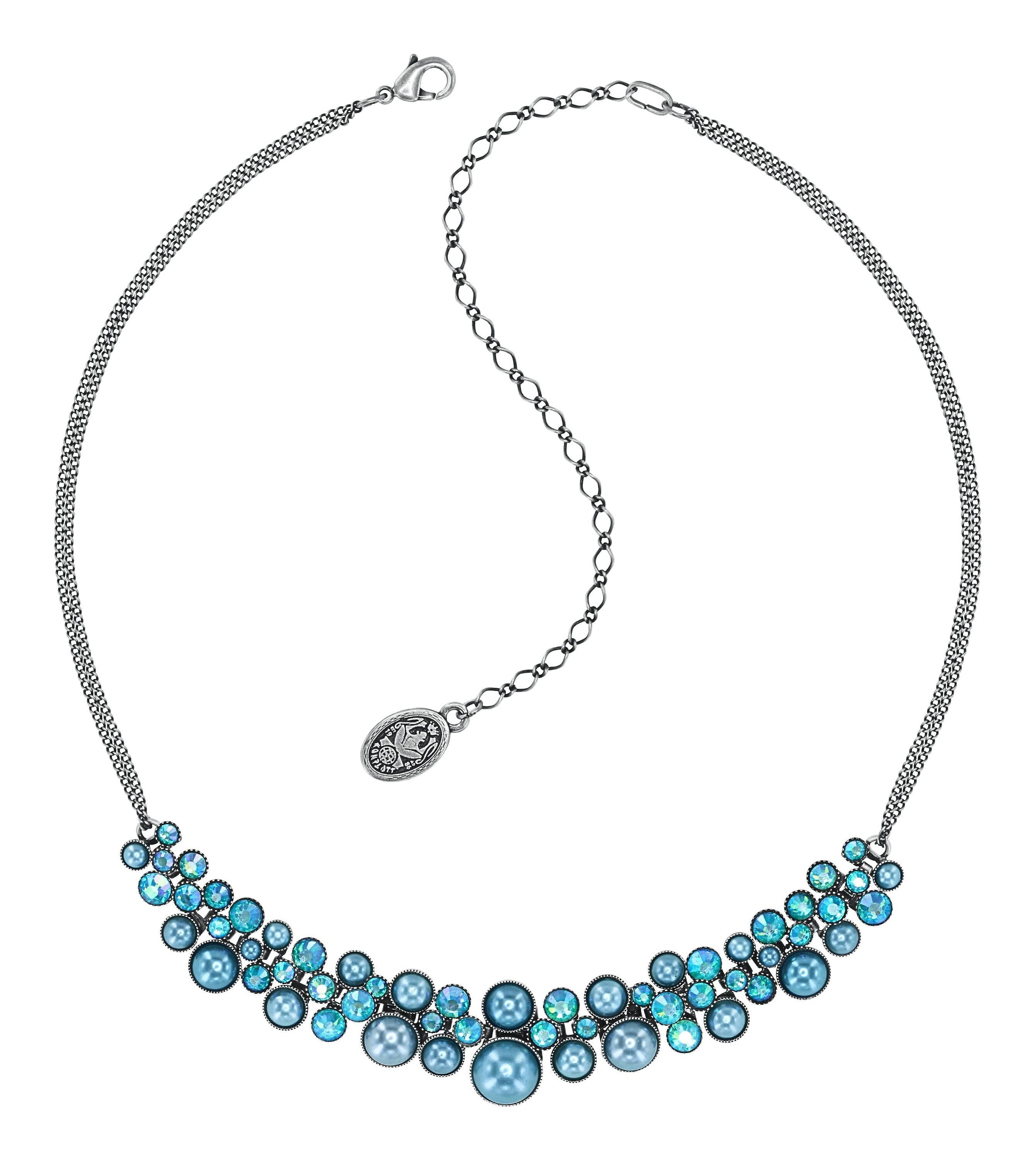 image for Necklace Bubble Cascade Blue  