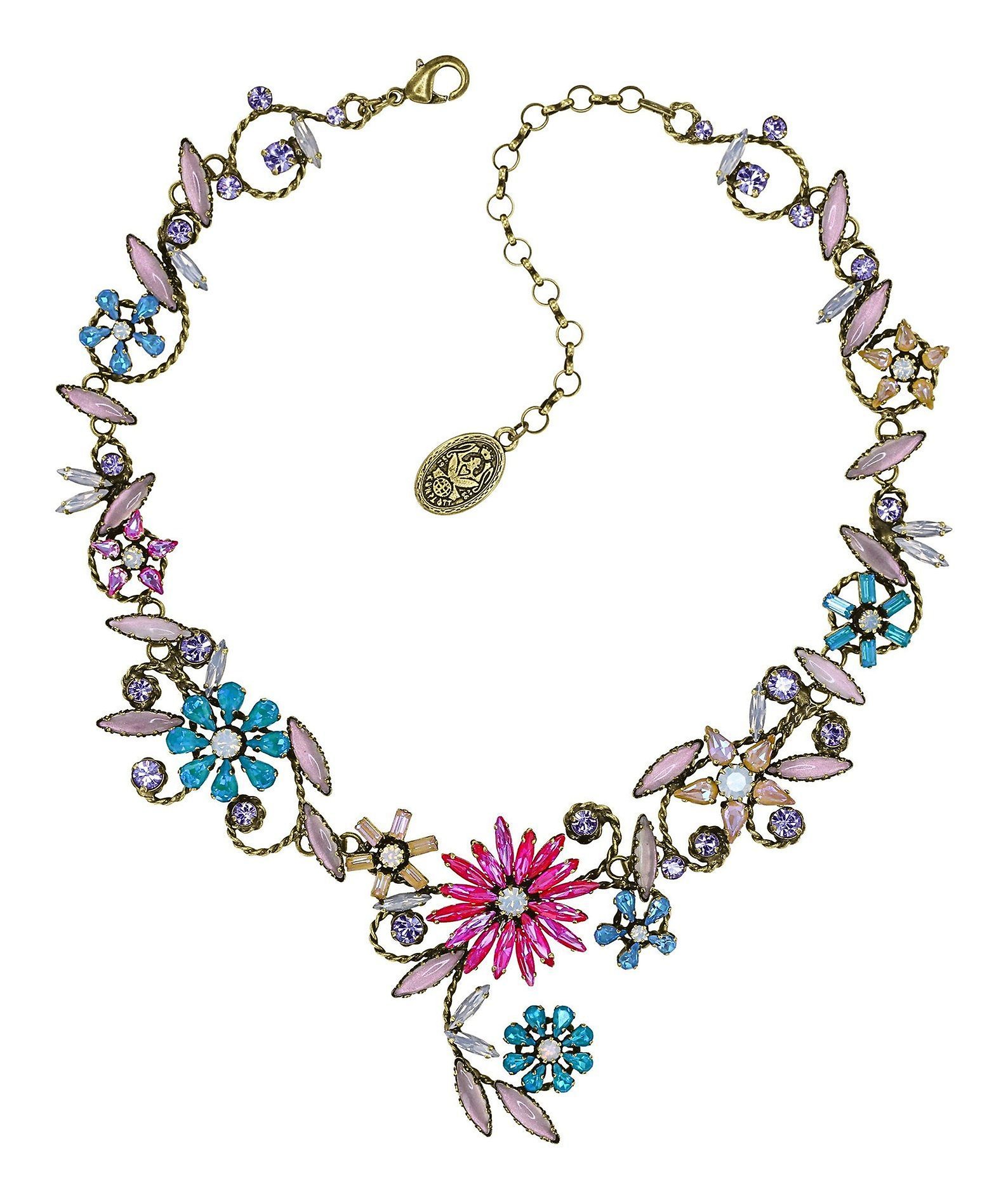 Bild für Halskette Collier Twisted Blossom Multi  