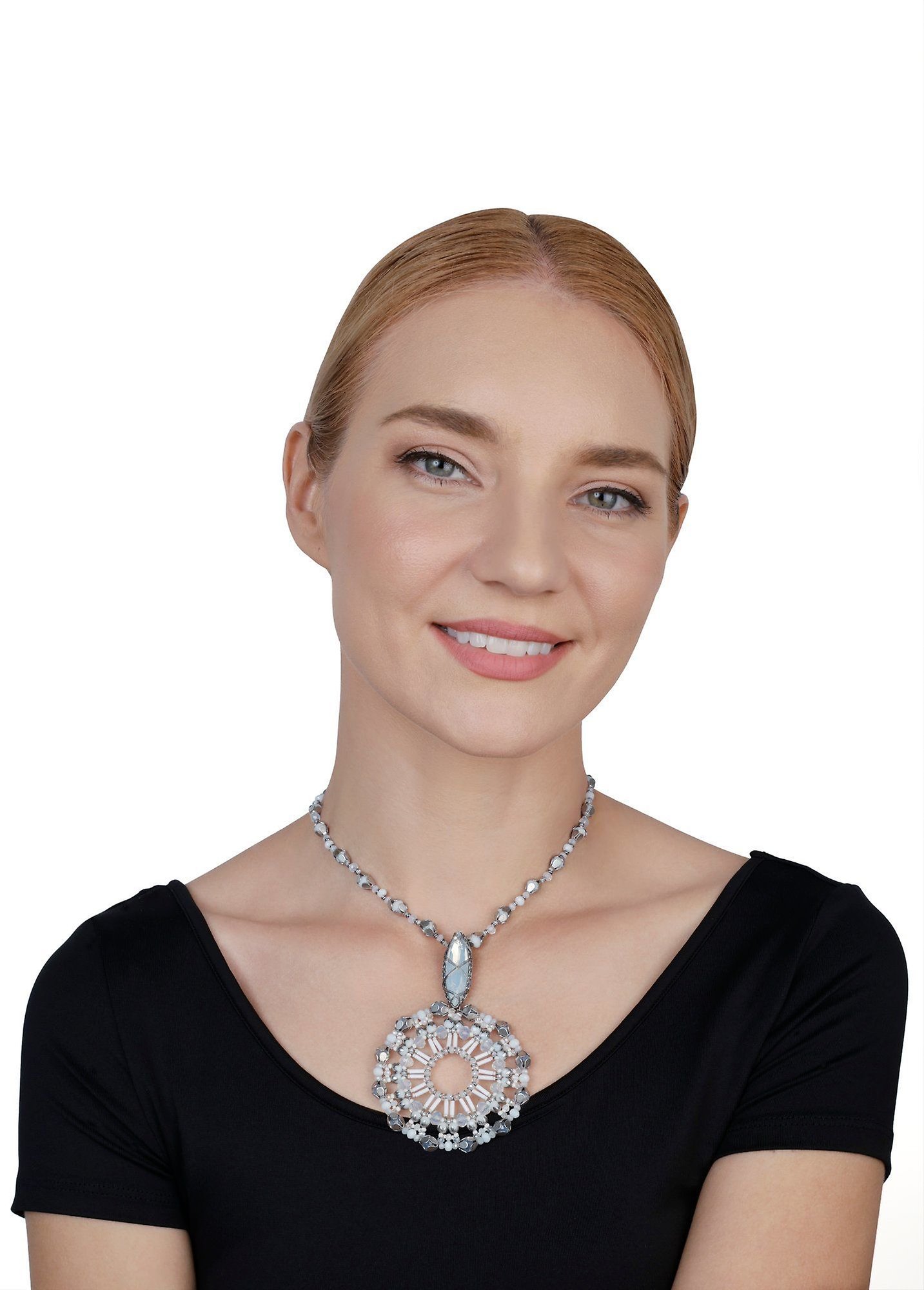 image for Necklace Beat of the Beads White  