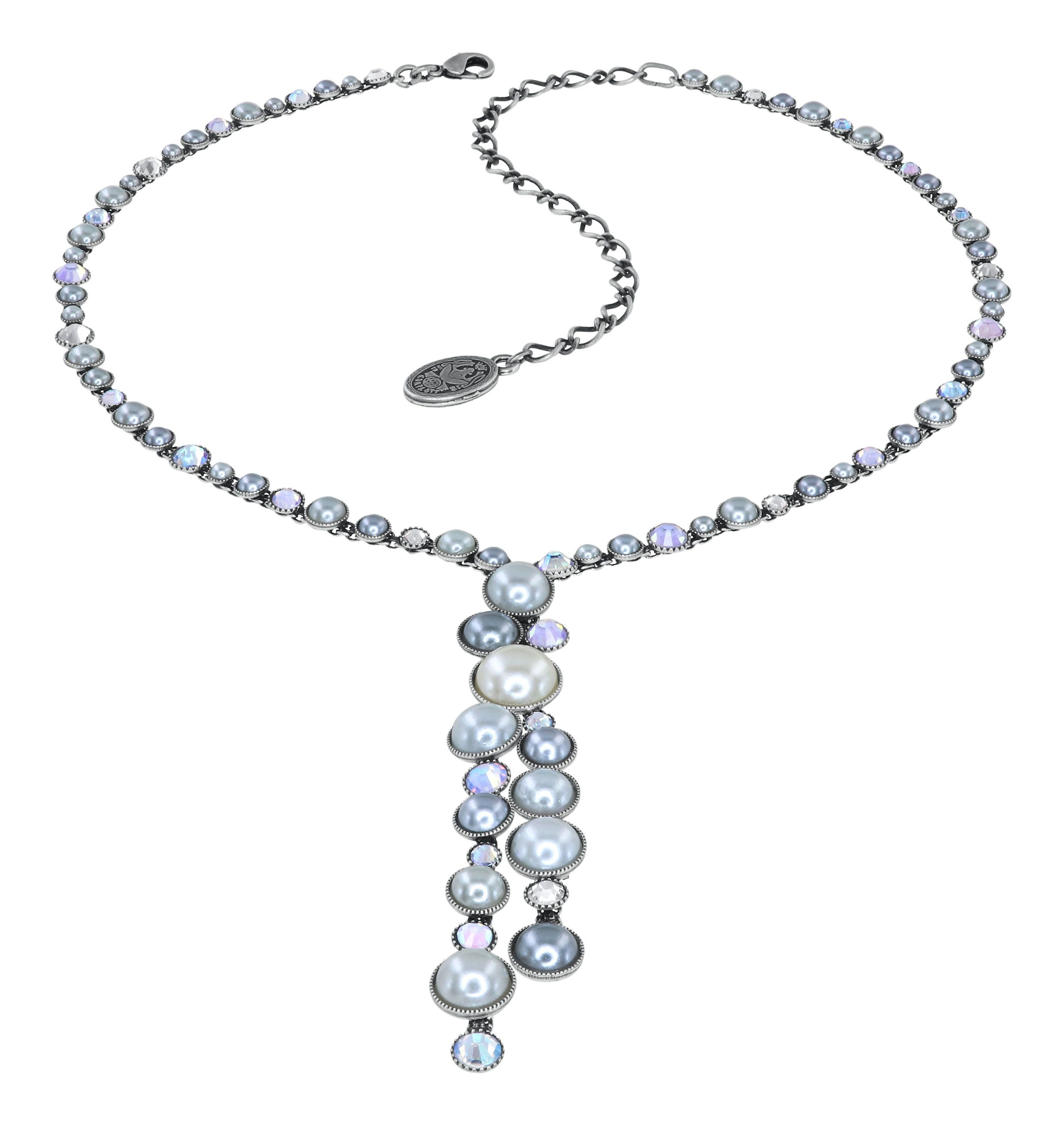 image for Necklace-Y Bubble Cascade White  