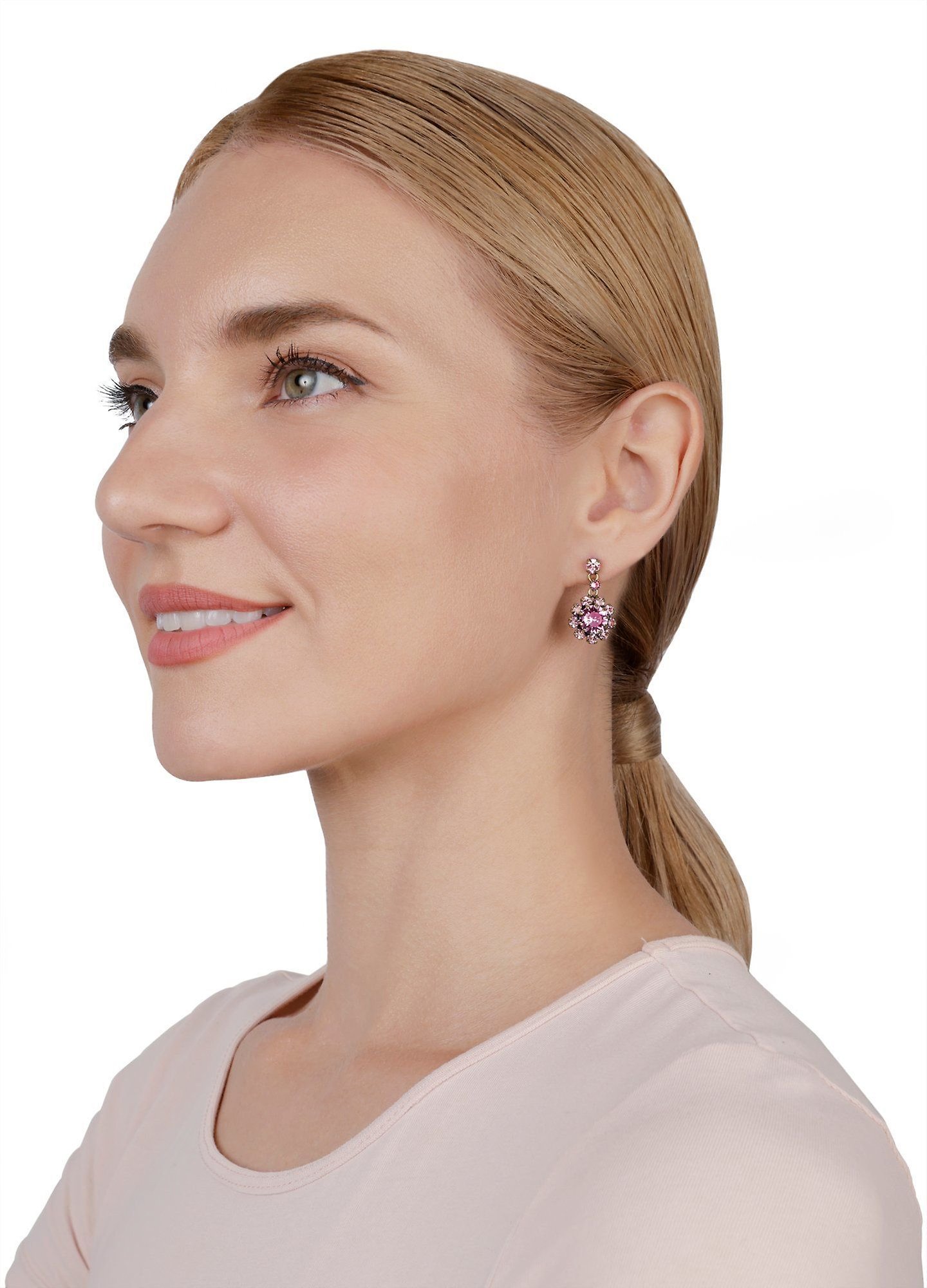 image pour Clou d'oreille pendant Artdecode Rose  