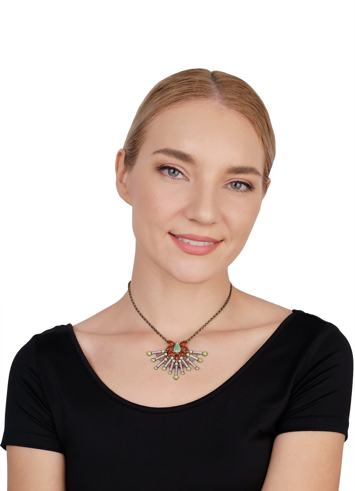 image pour Collier Geisha Kimono Lotus Multi size M