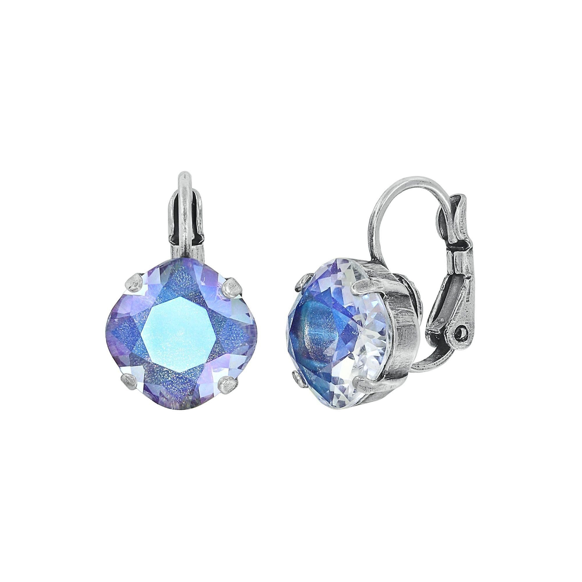 image for Earring Eurowire Lost and Found Silver  