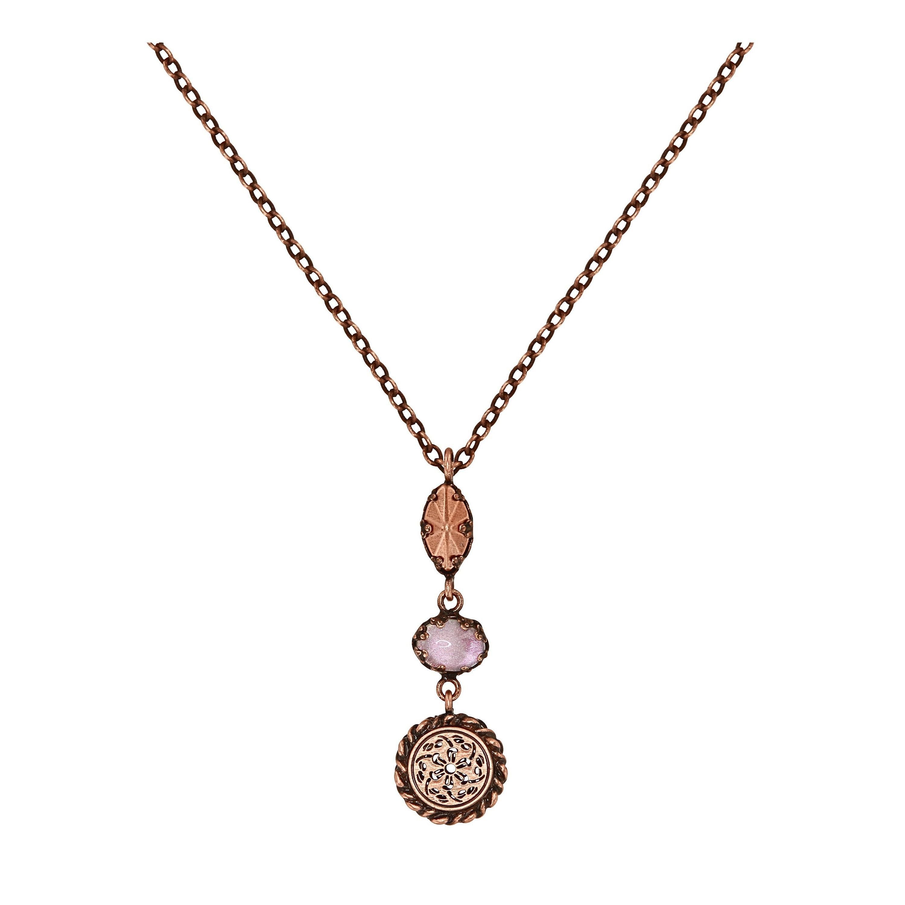 image for Necklace Pendant Lost and Found Copper  