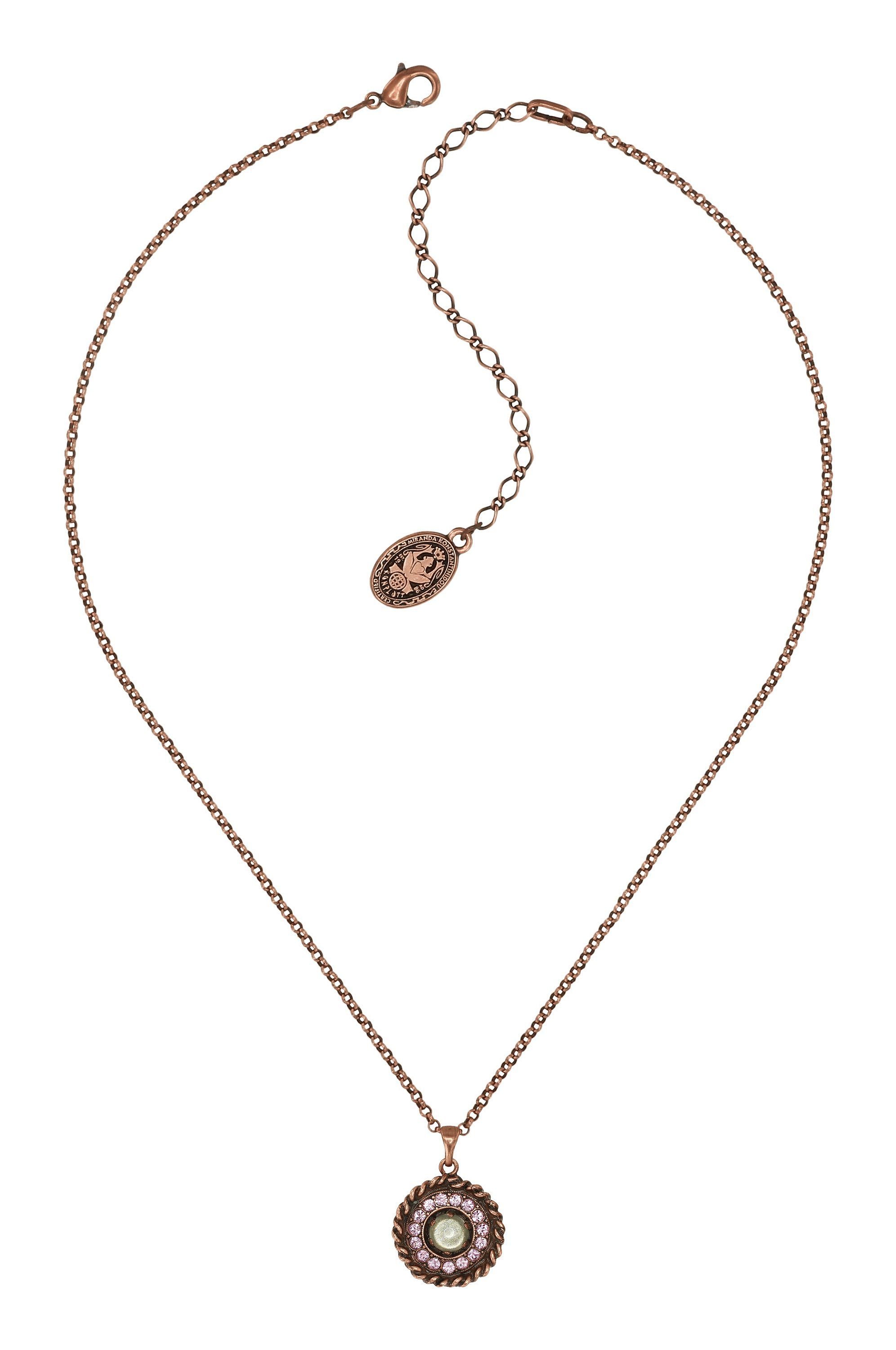 image for Necklace Pendant Lost and Found Copper  