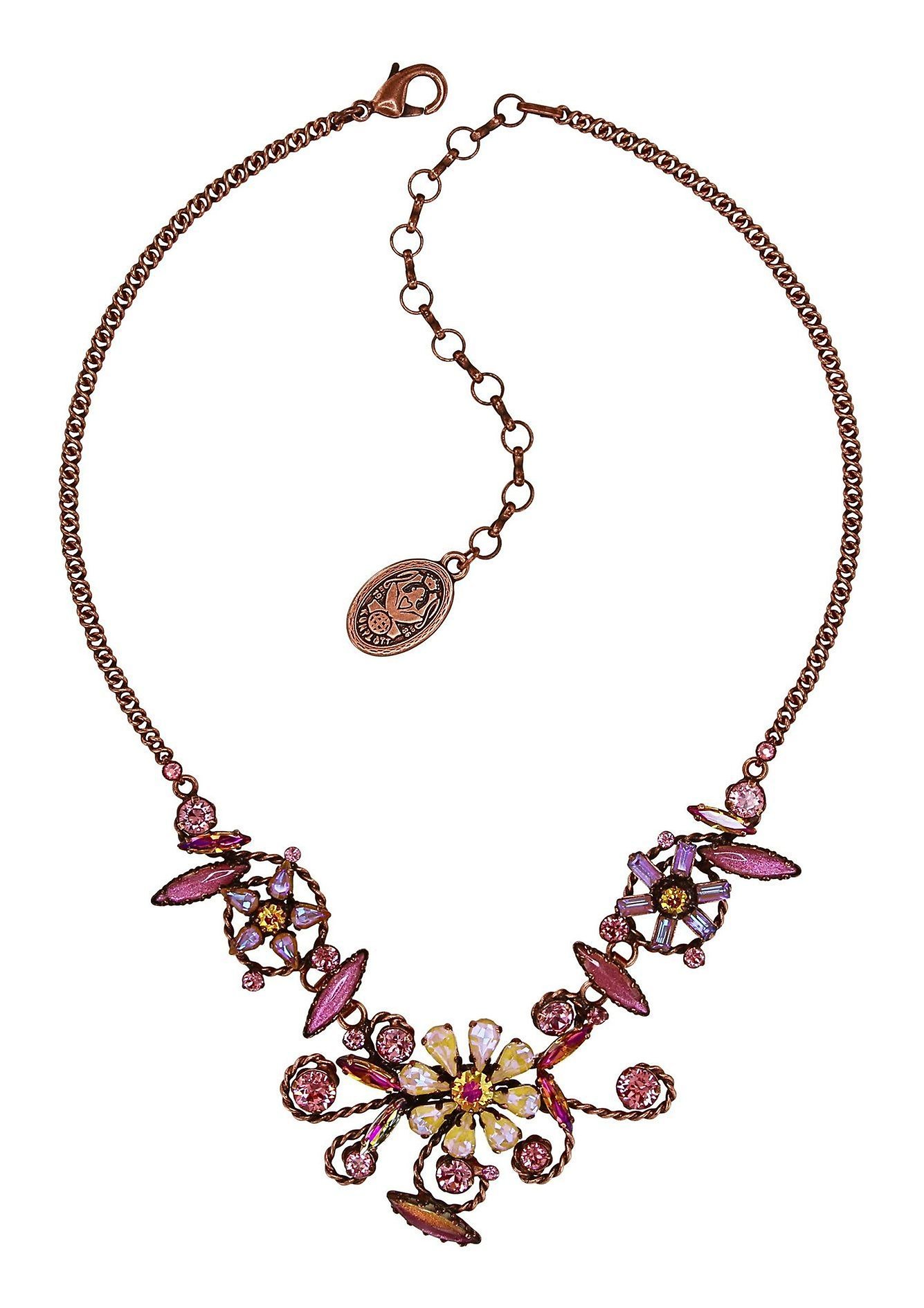 image pour Collier Twisted Blossom pink/yellow  