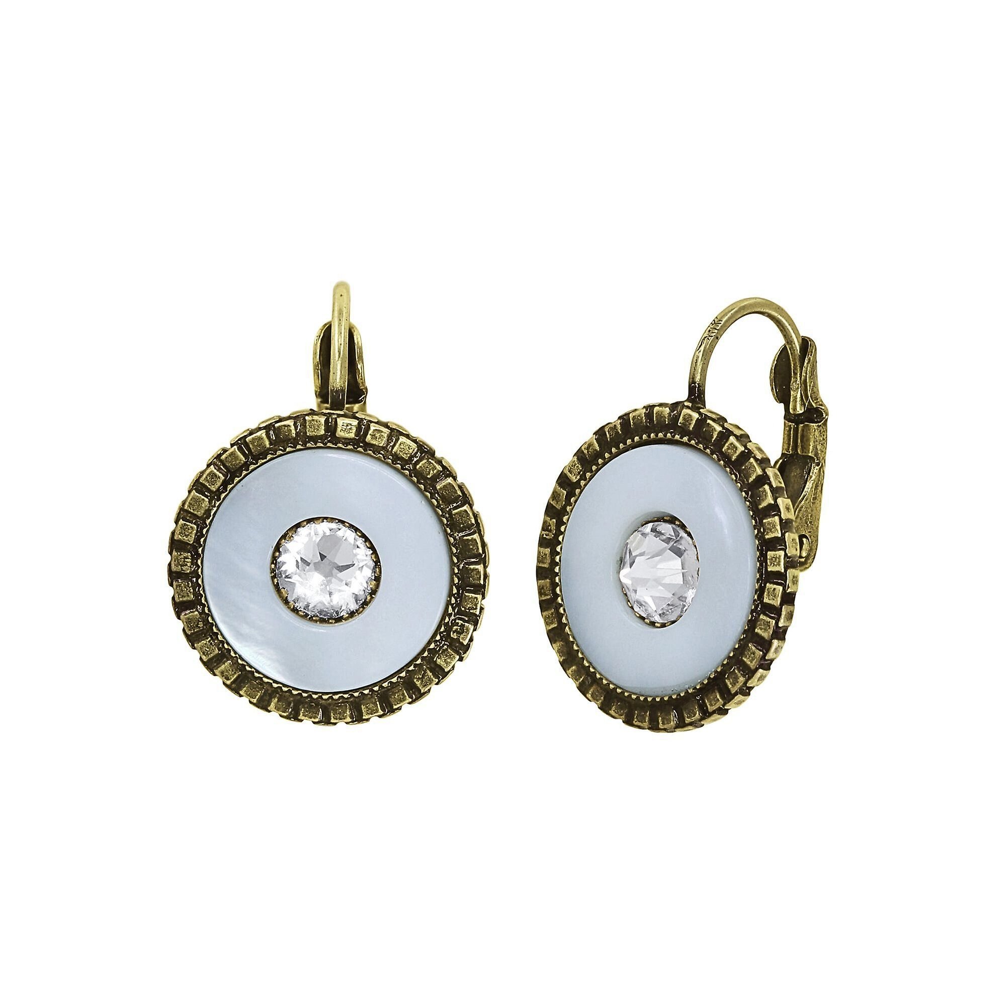 image for Earring Eurowire Lost and Found Brass  