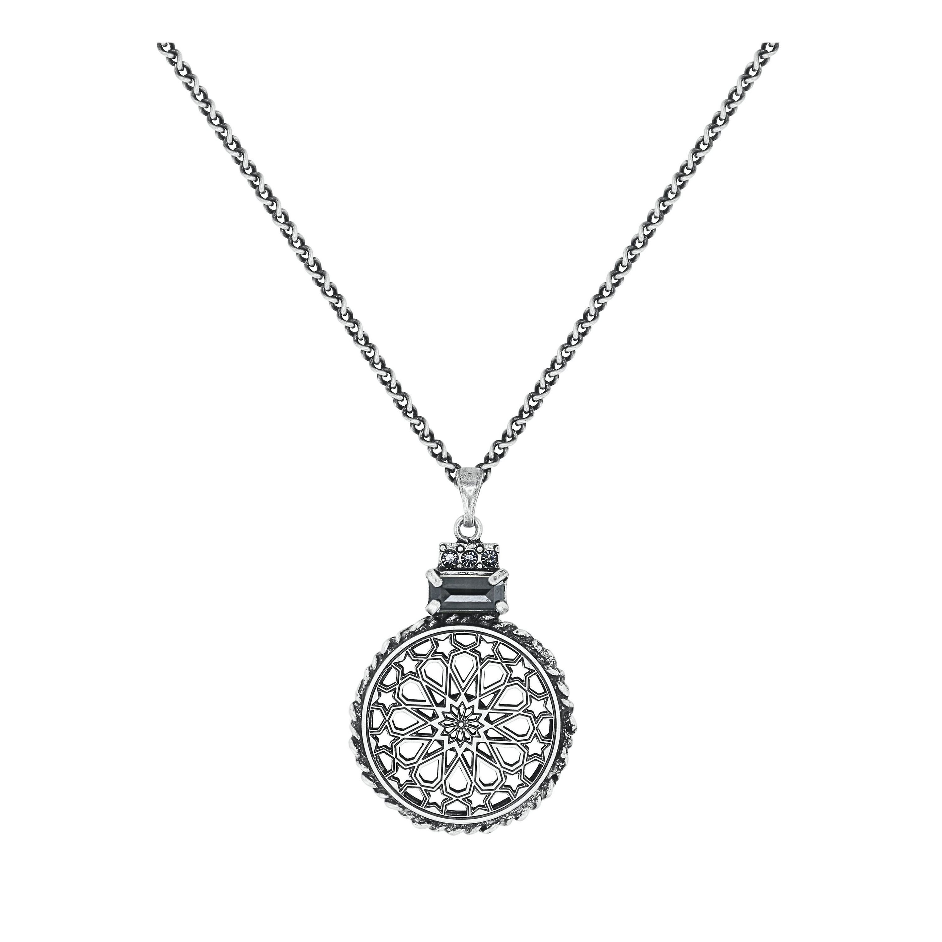 image for Necklace Pendant (Long) Lost and Found Silver  