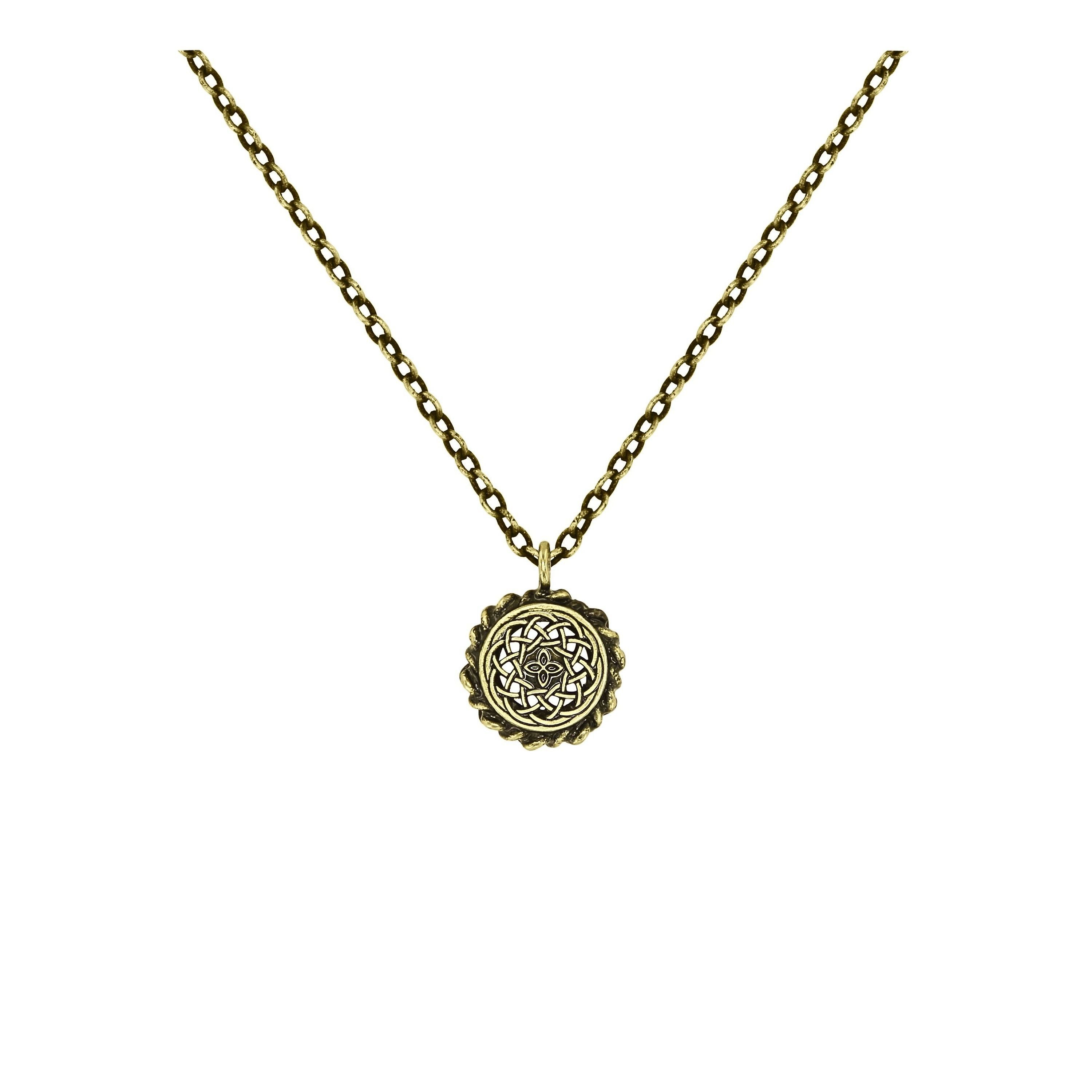 image for Necklace Pendant Lost and Found Brass  