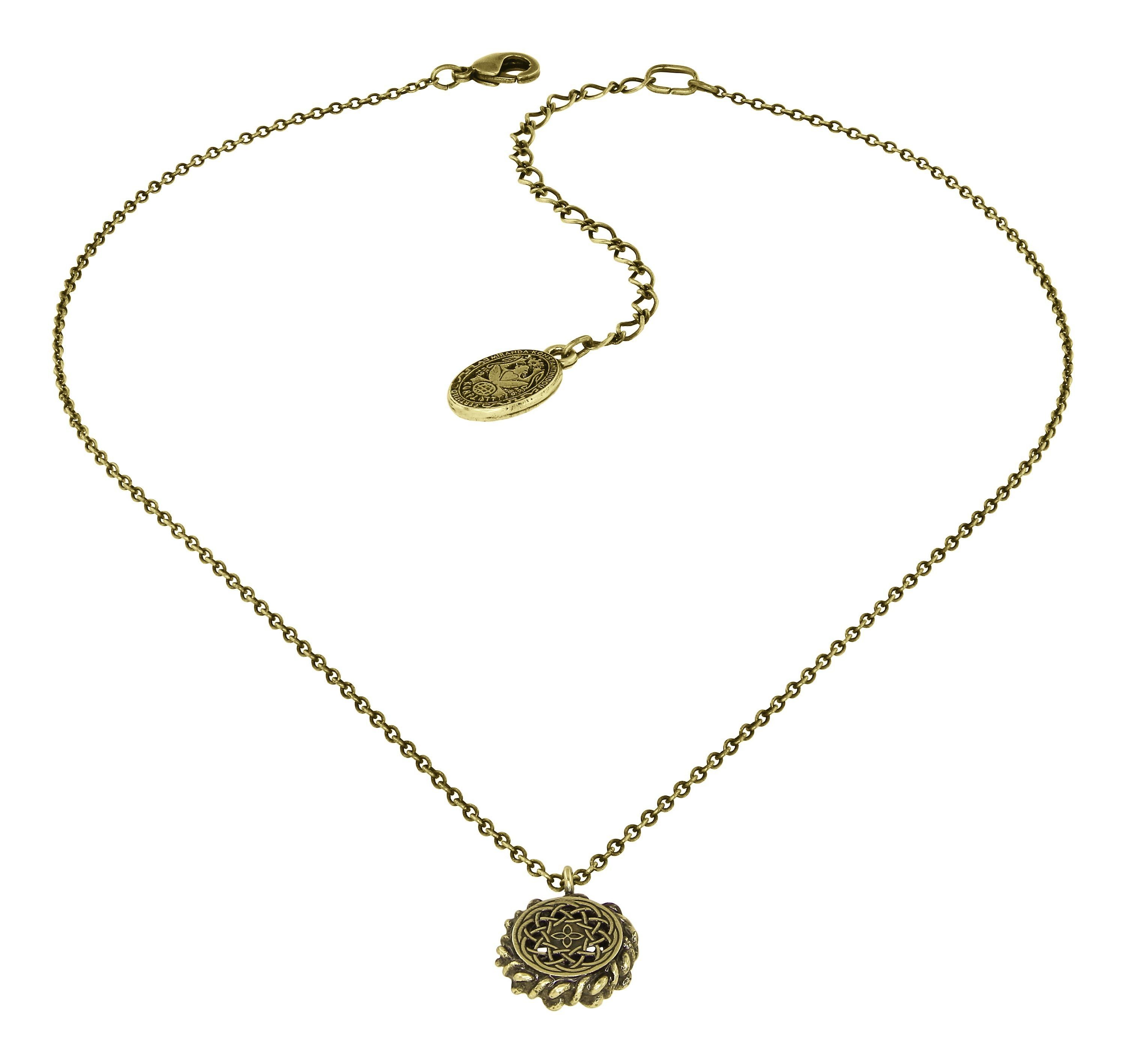 image for Necklace Pendant Lost and Found Brass  
