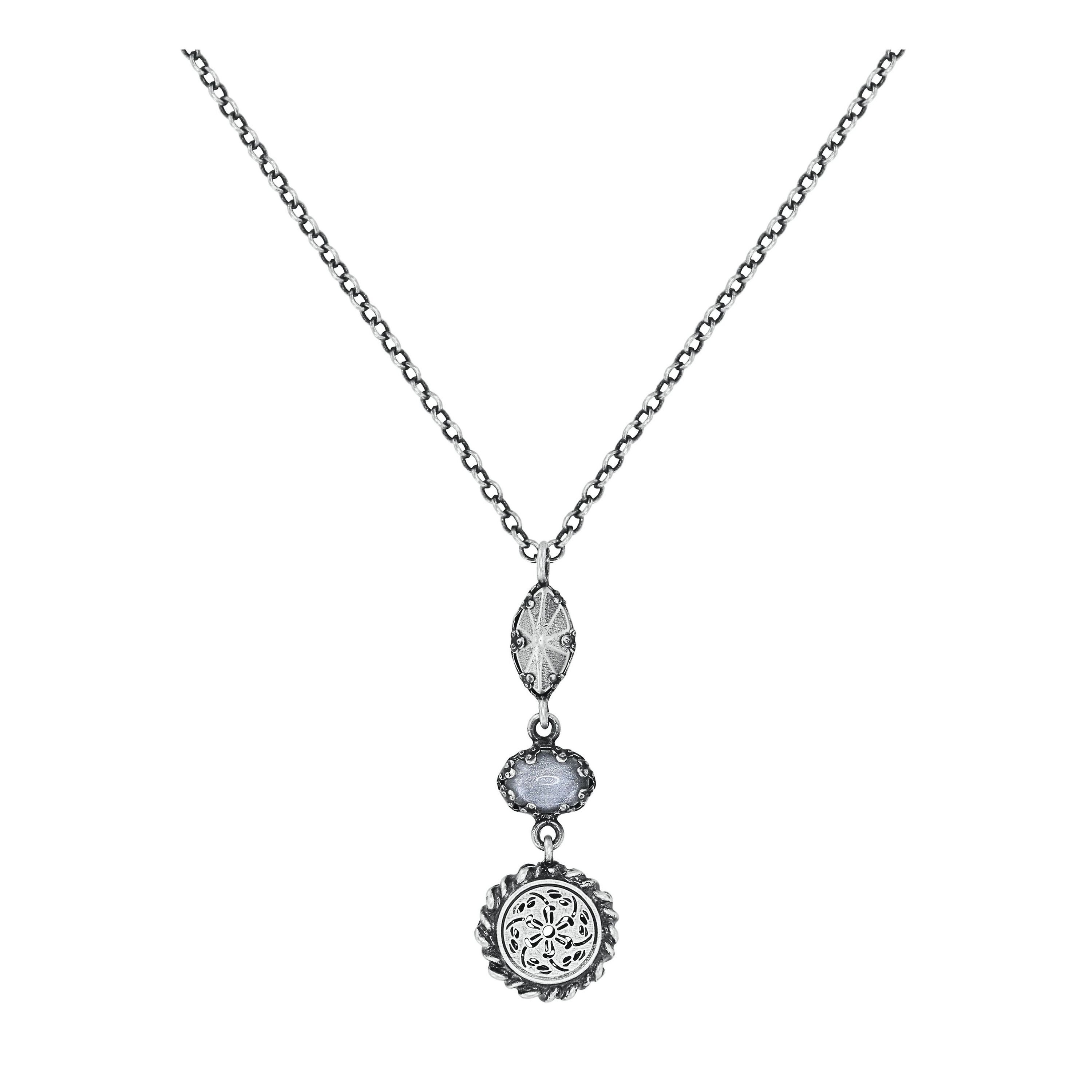 image for Necklace Pendant Lost and Found Silver  