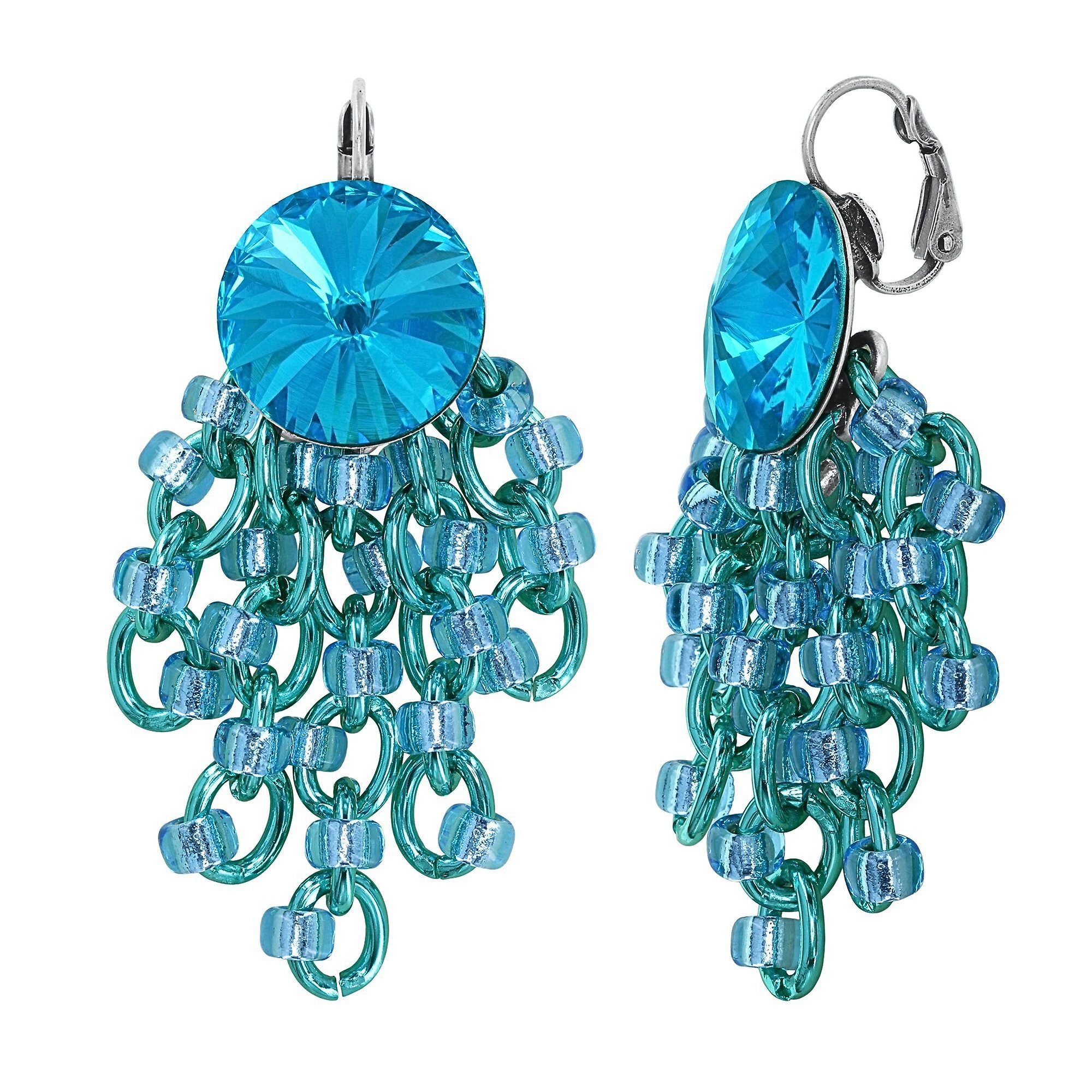 image for Earring Eurowire Dangling Beach Club Light Blue  