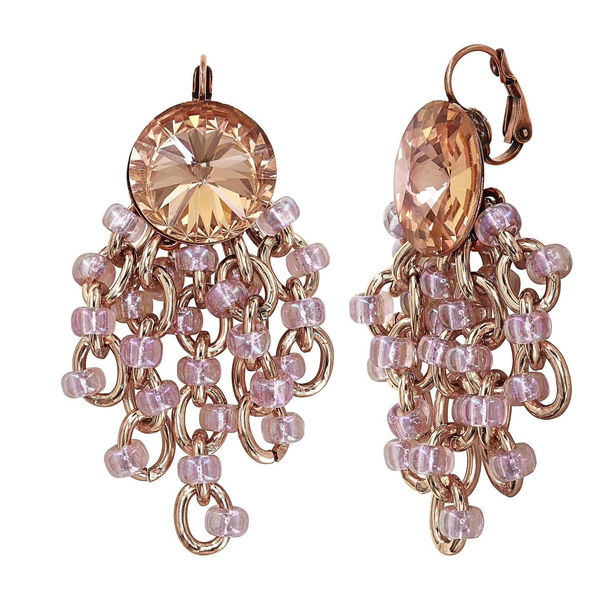 Bild für Ohrringe Brisur Beach Club Beige / Pink  