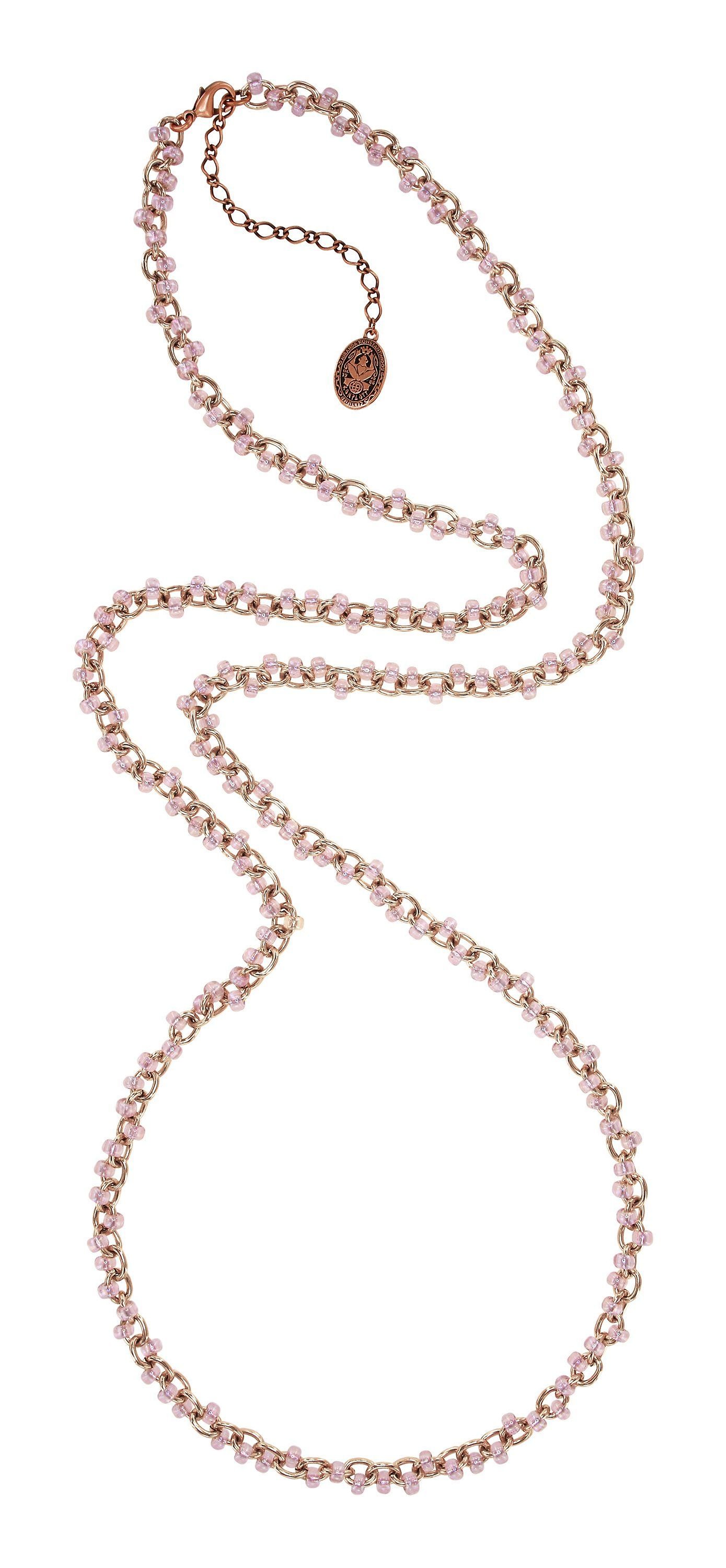 image for Necklace (Long) Beach Club Beige / Pink  