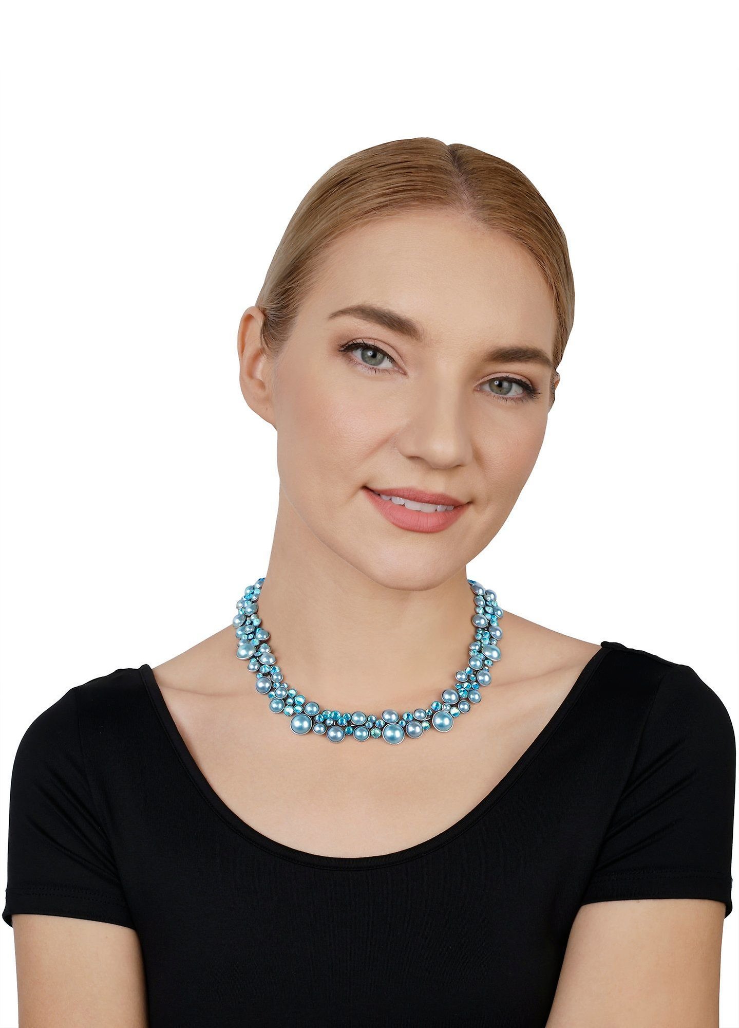 Bild für Halskette Bubble Cascade Blau  