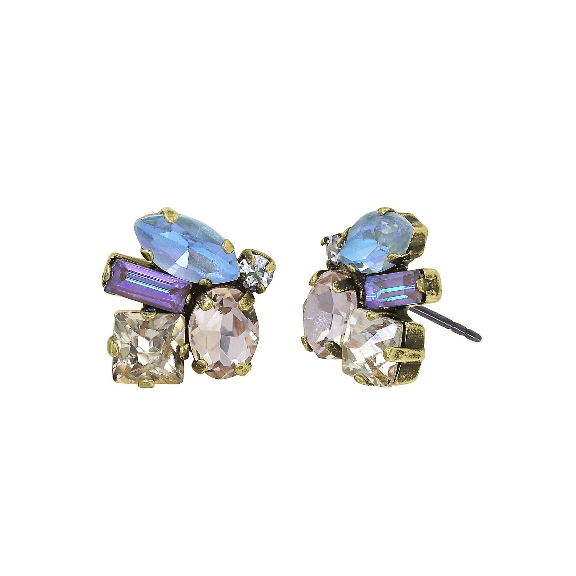 image for Earring Stud Mess to Impress Pastel Multi  