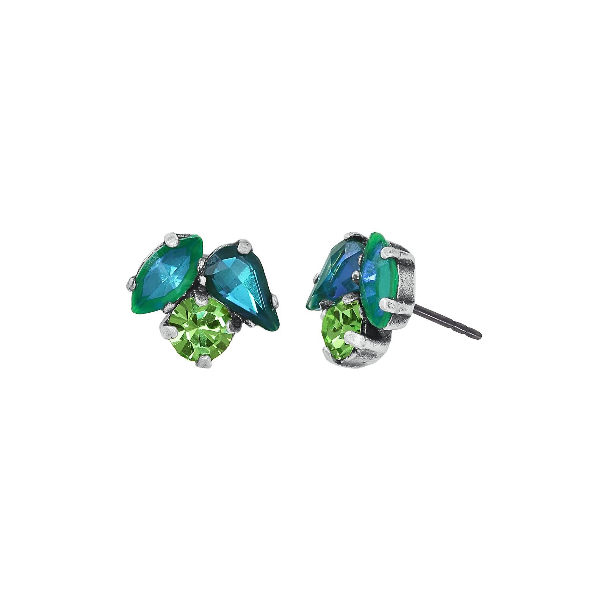 image for Earring Stud Mess to Impress Green  