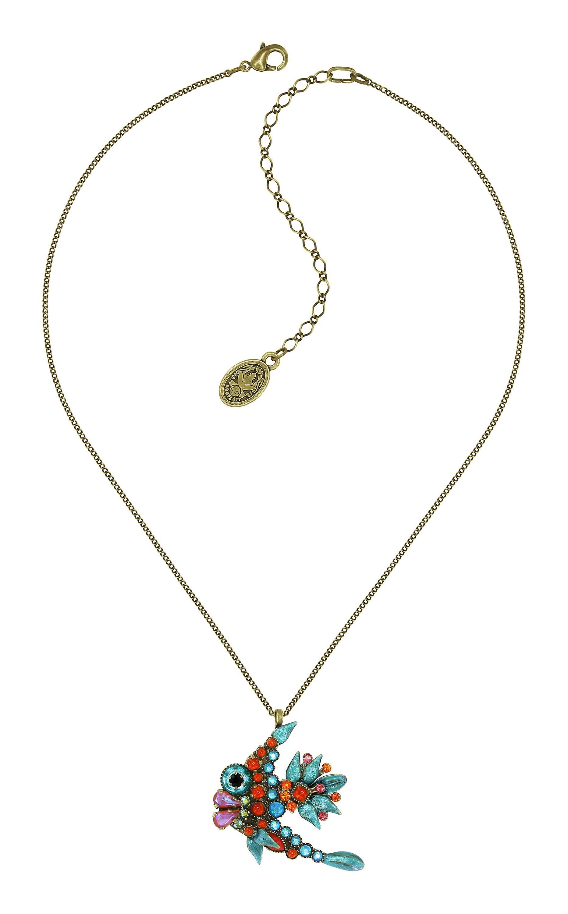 image for Necklace Pendant School of Fish Multi  size XS