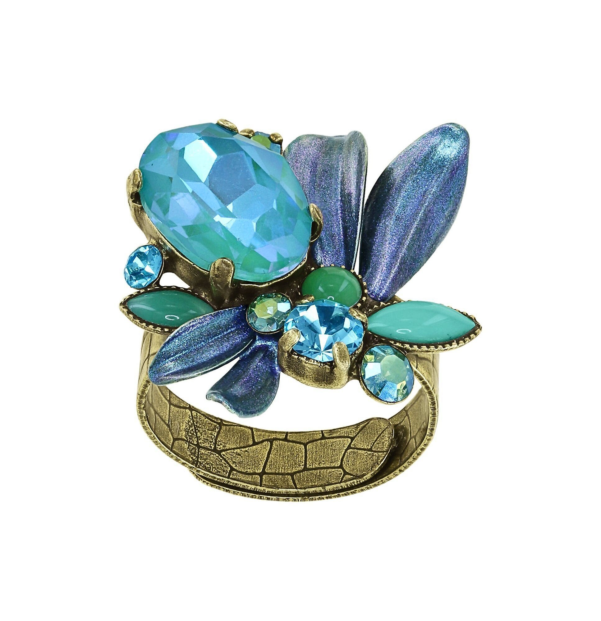 image for Ring Crystal Corals Green  