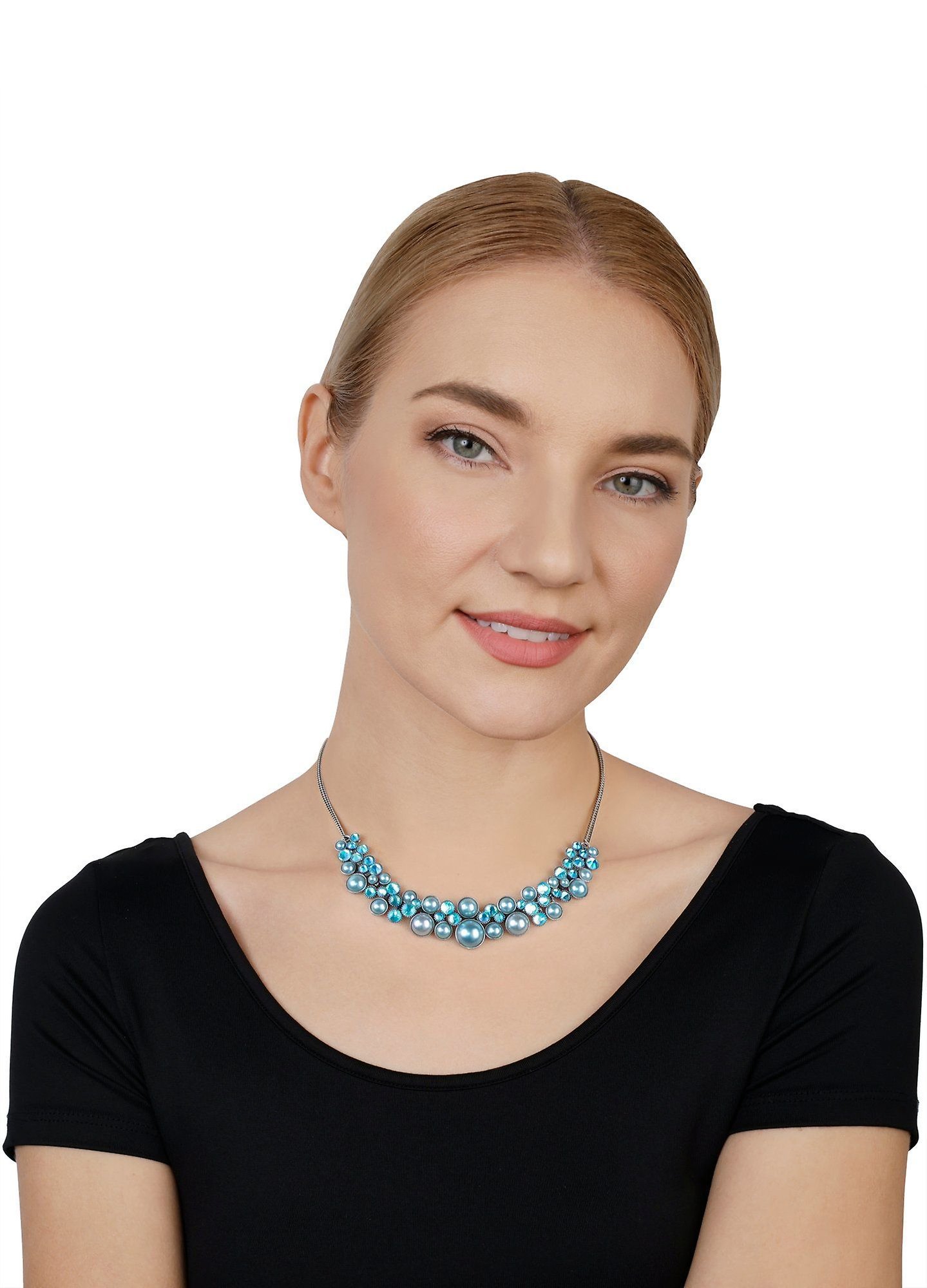 Bild für Halskette Bubble Cascade Blau  