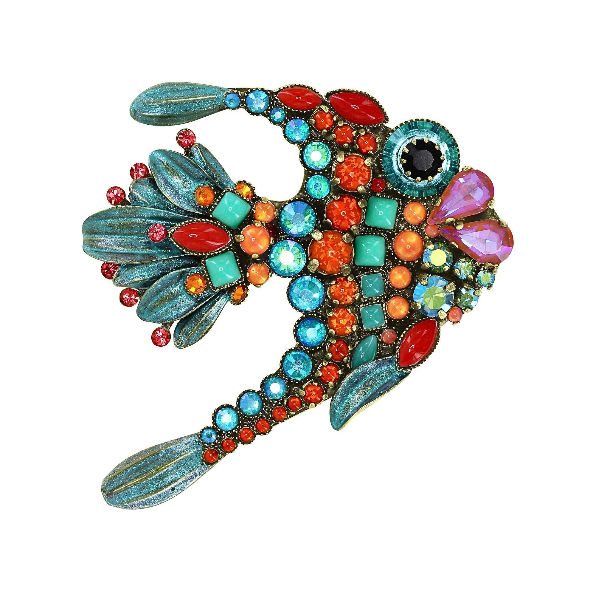 Bild für Brosche School of Fish Multi  Größe XL