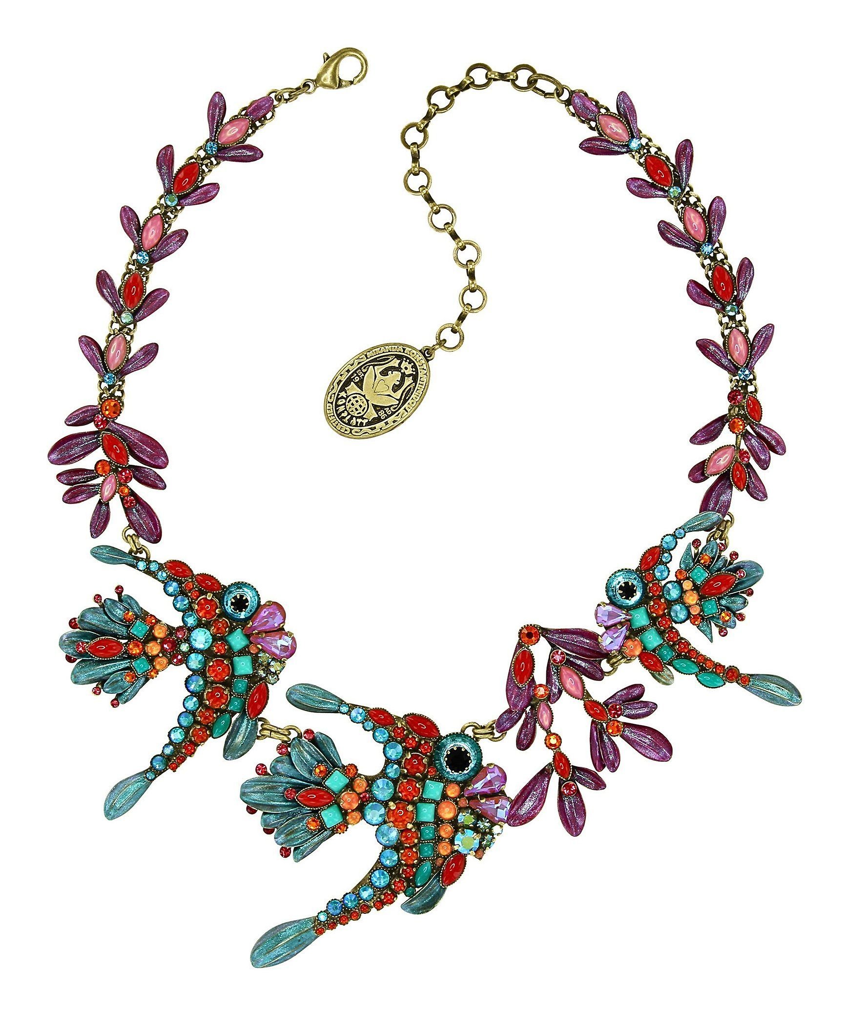 image for Necklace Collier School of Fish Multi  size XL,L,M