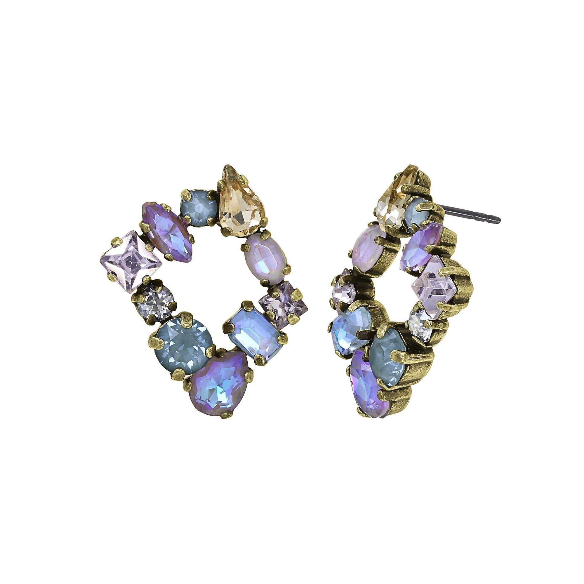 image for Earring Stud Mess to Impress Pastel Multi  