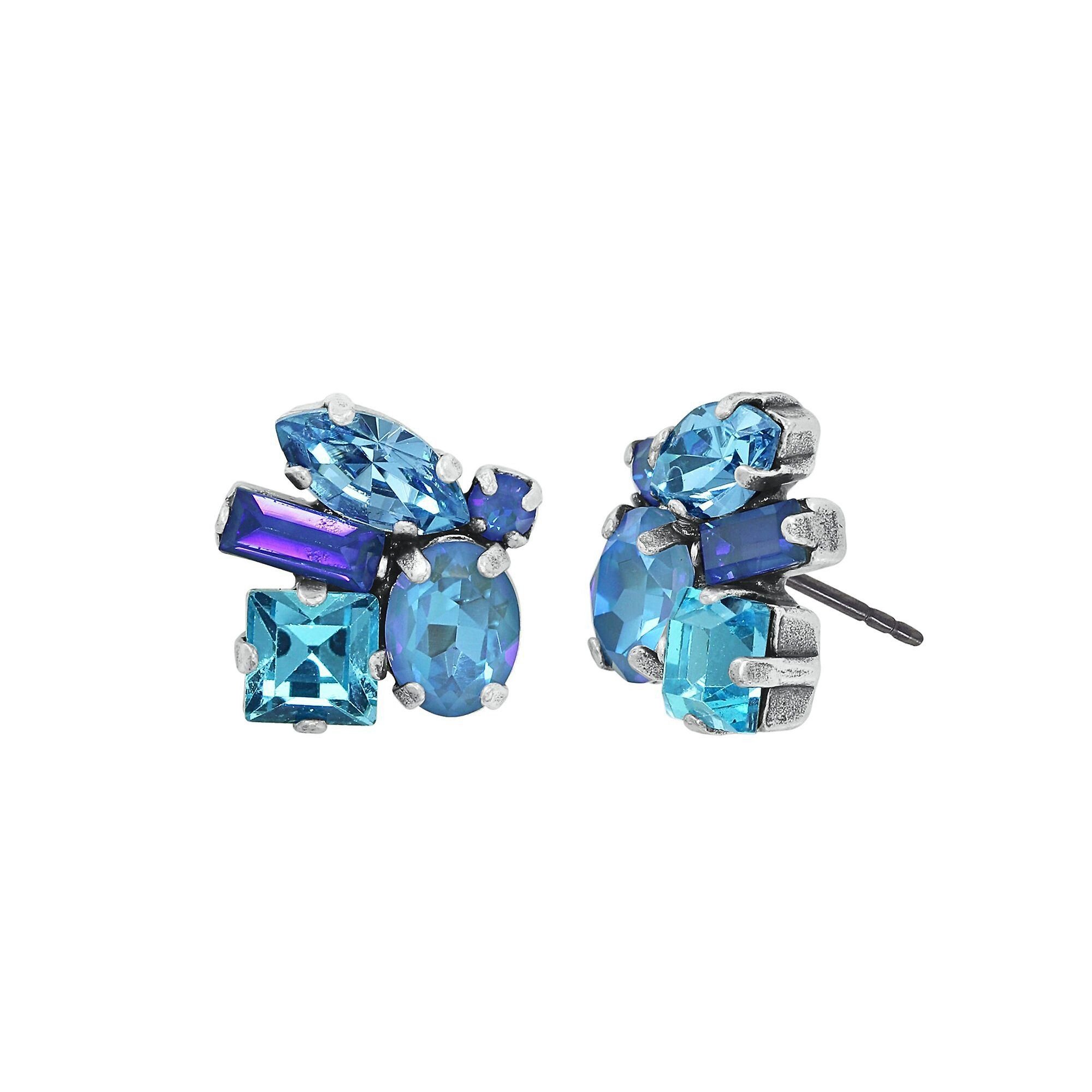 image for Earring Stud Mess to Impress Blue  