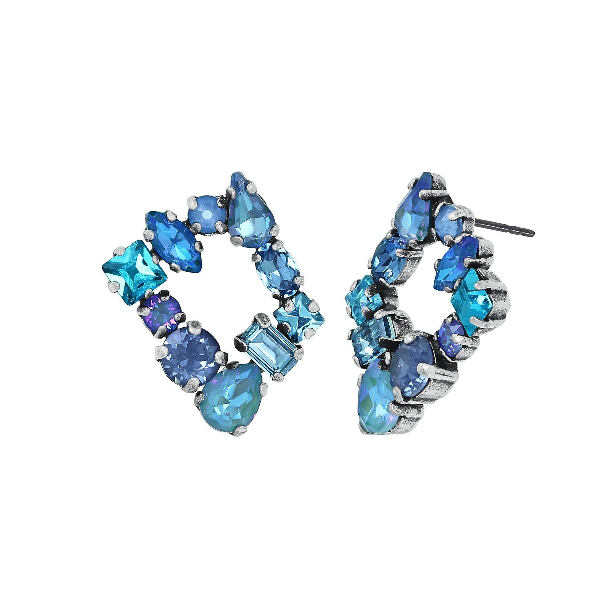 image for Earring Stud Mess to Impress Blue  