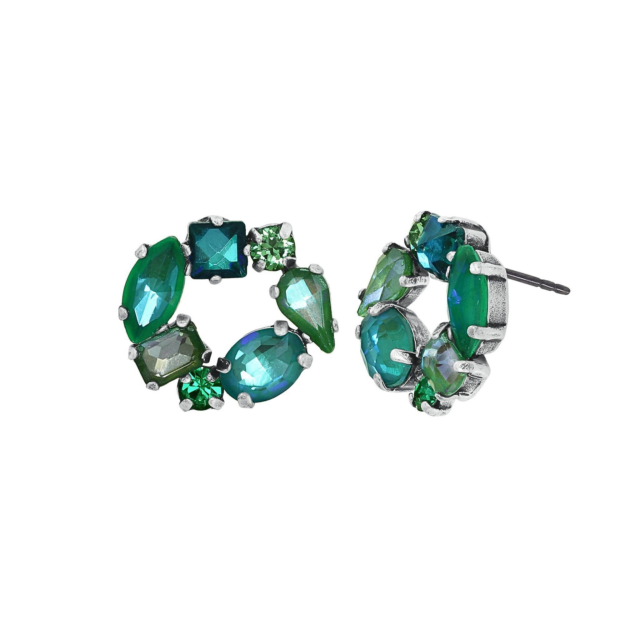 image for Earring Stud Mess to Impress Green  
