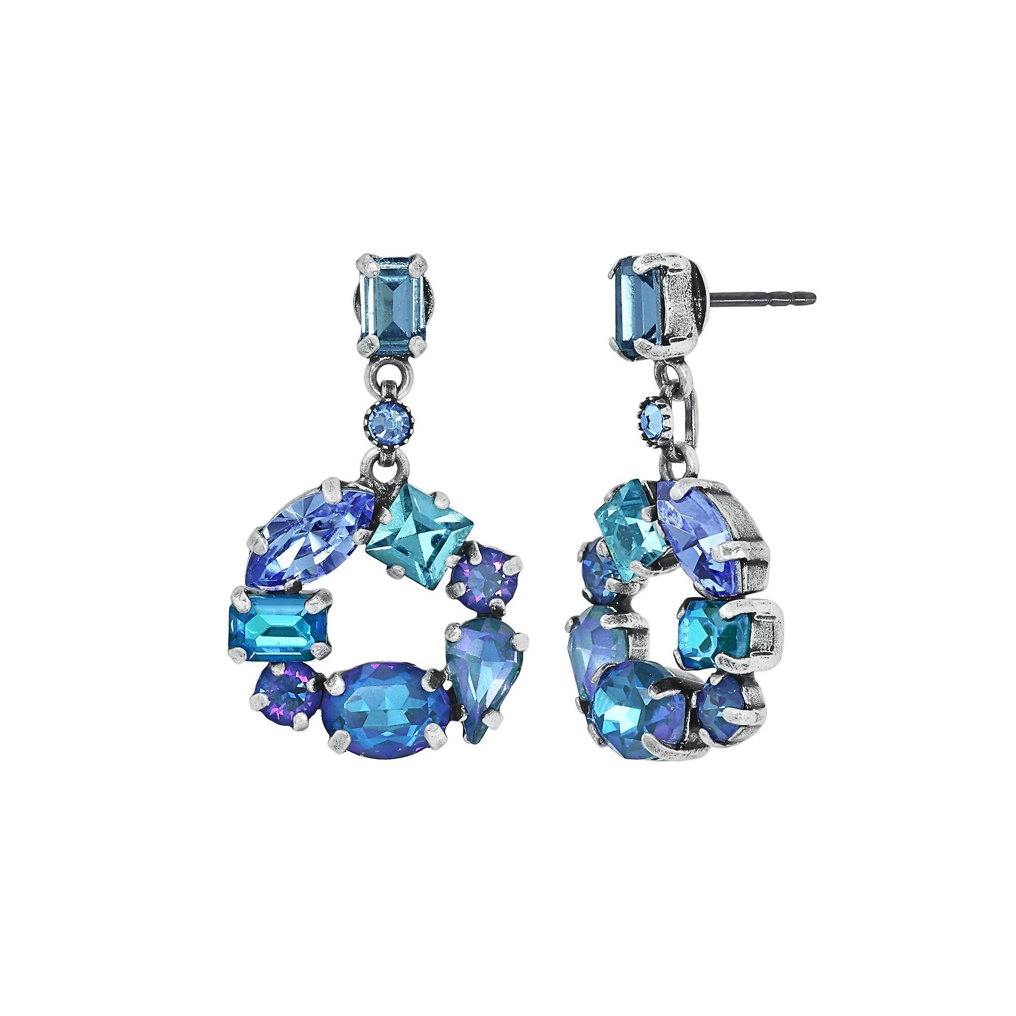 image pour Clou d'oreille pendant Mess to Impress Bleu  