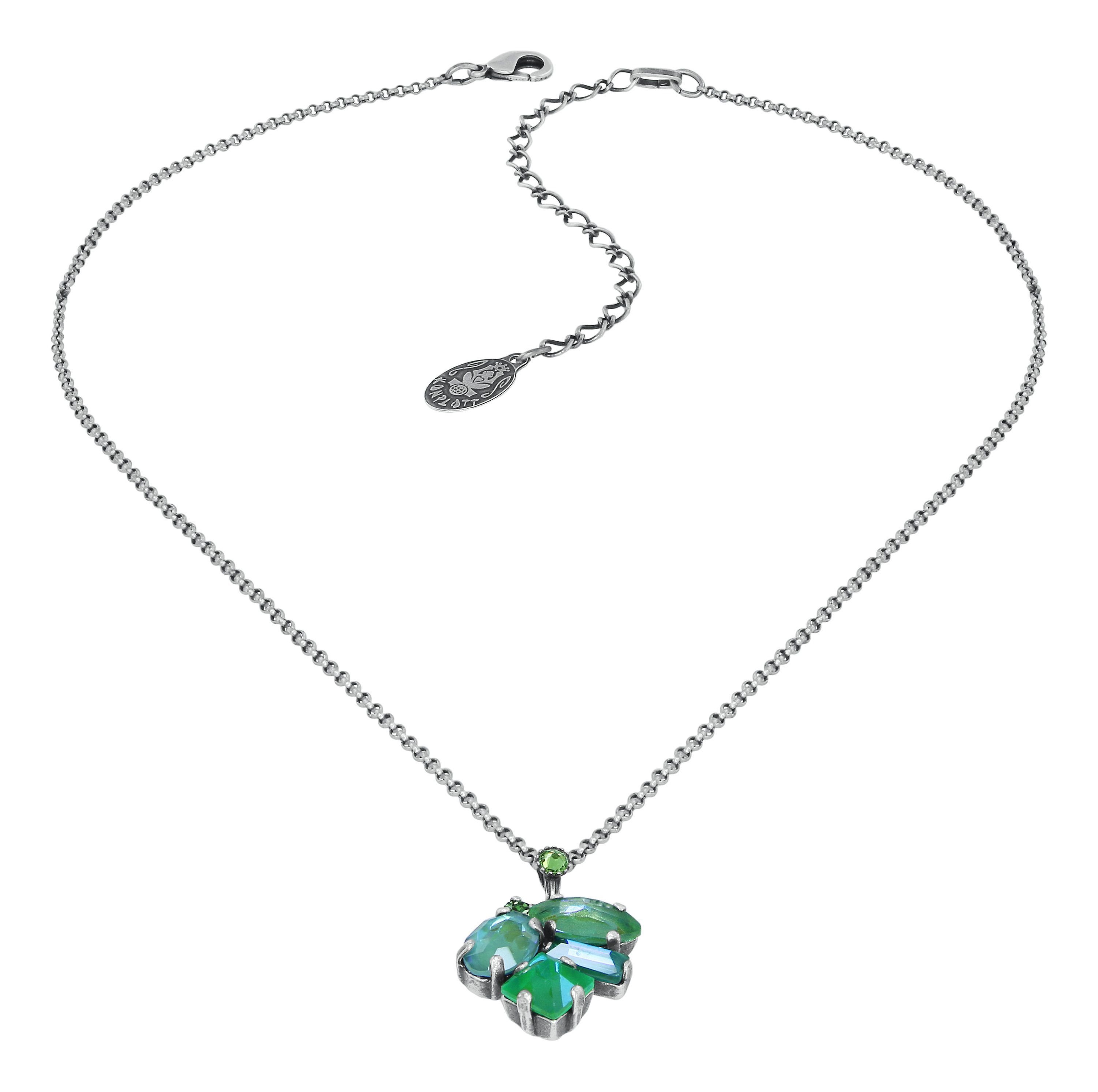 image for Necklace Pendant Mess to Impress Green  