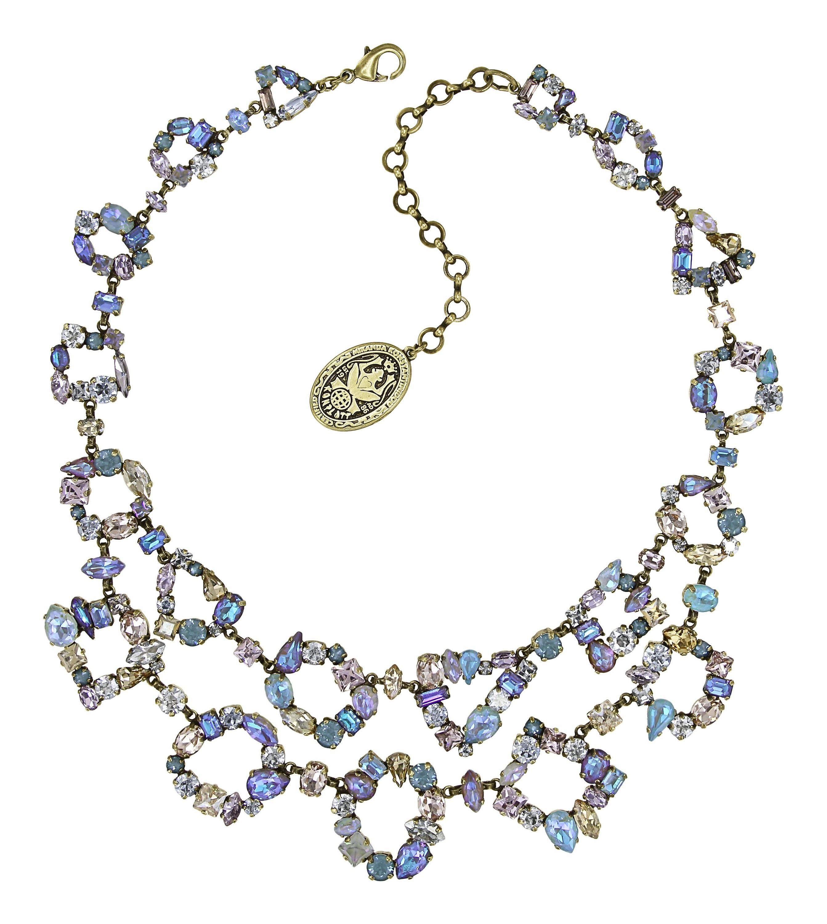 image for Necklace Collier Mess to Impress Pastel Multi  