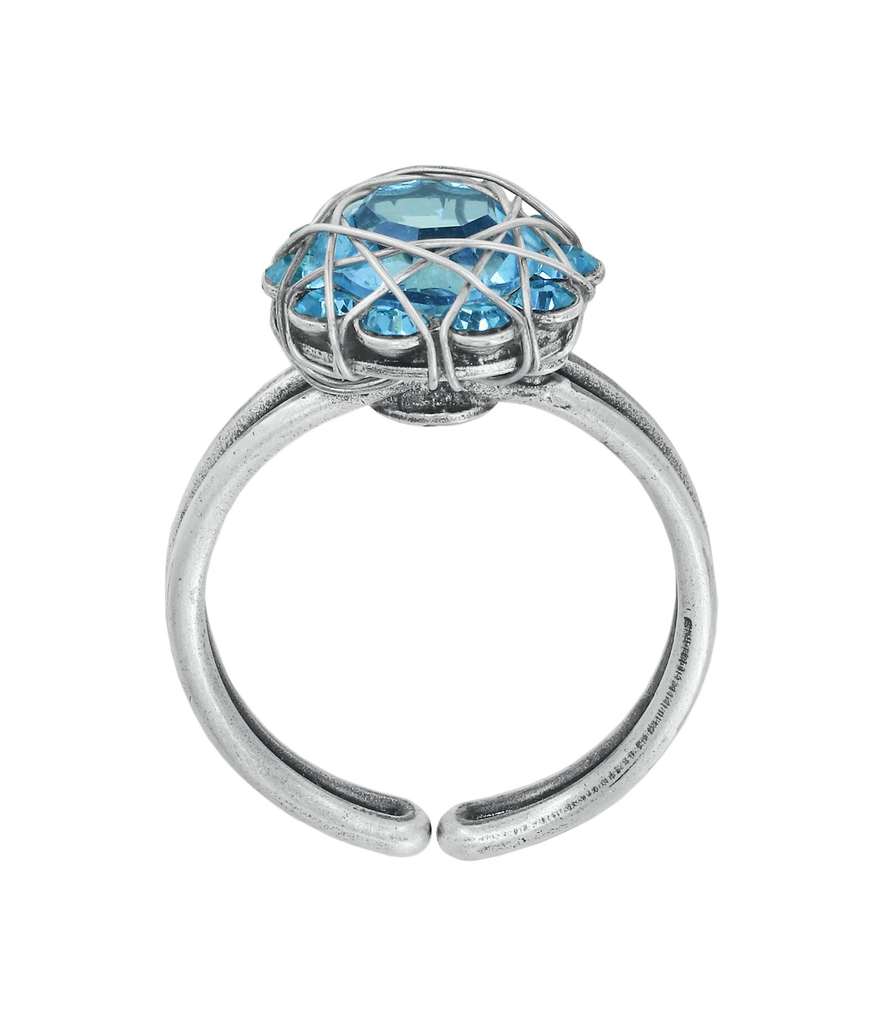 image for Ring 70's Circle Blue  