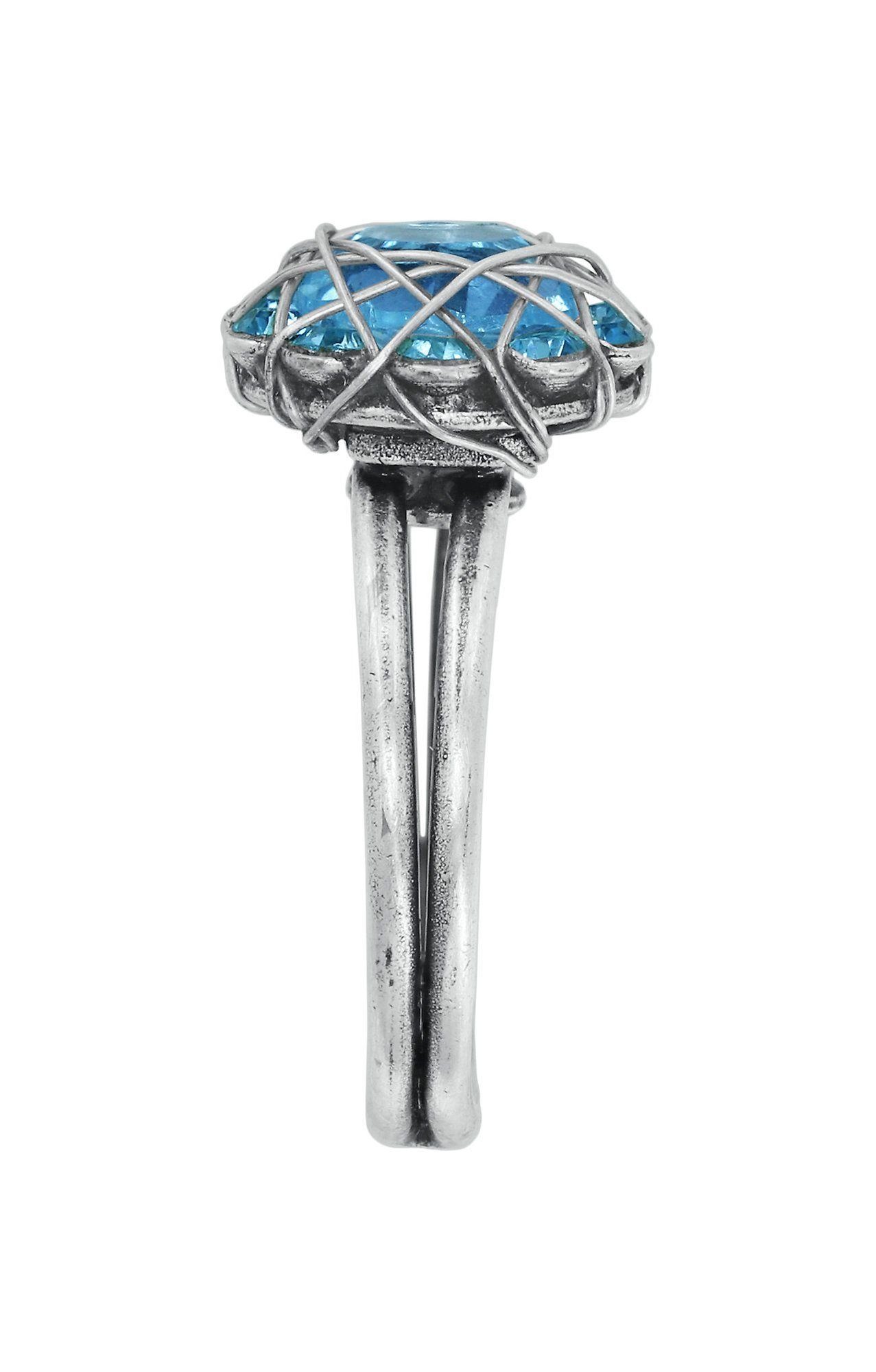 image for Ring 70's Circle Blue  